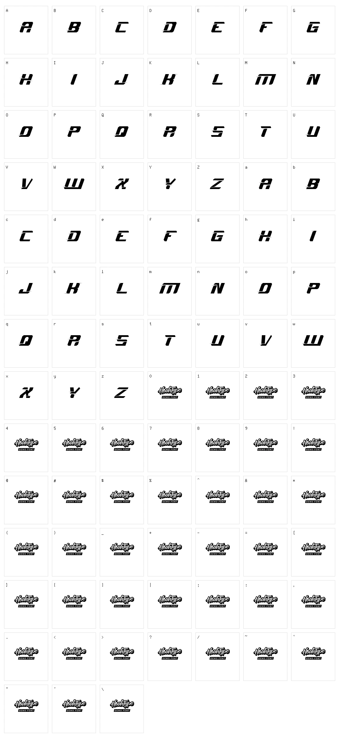 Sprint Race Character Set