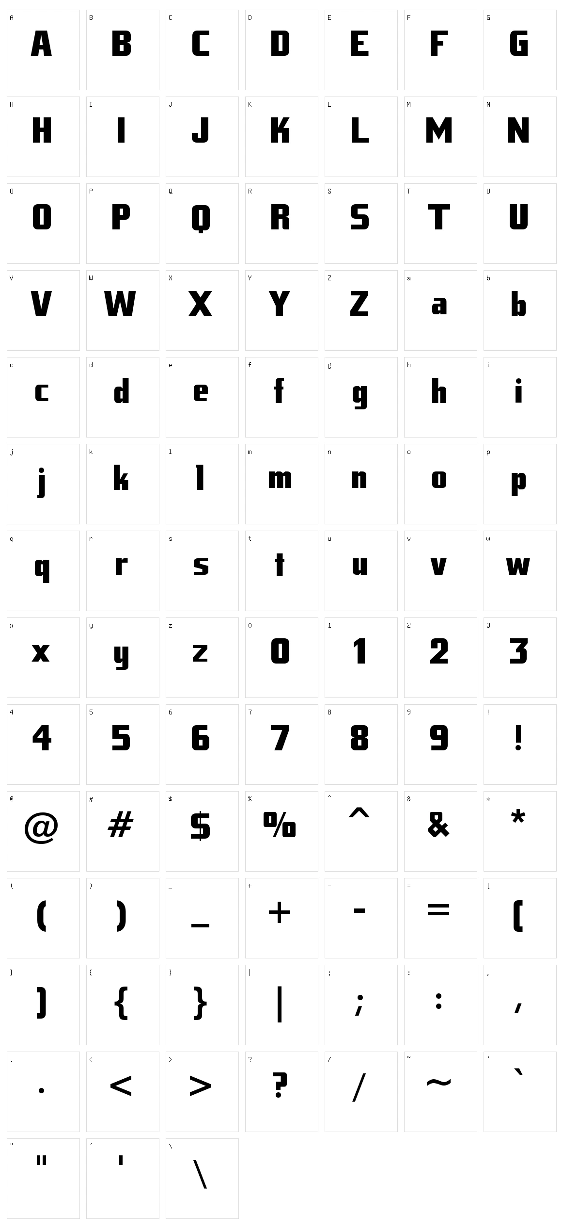 Tank Junior Character Set