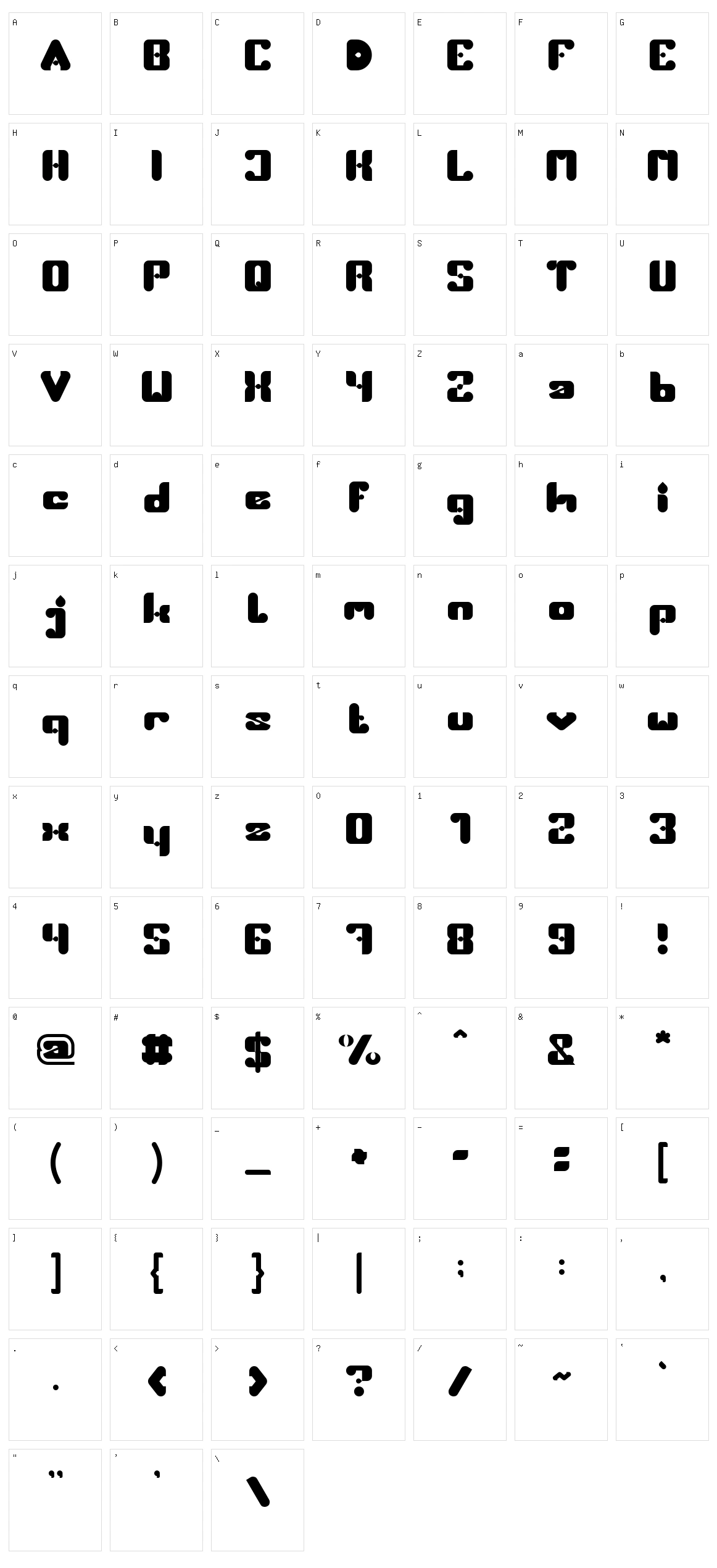 The Earth Character Set