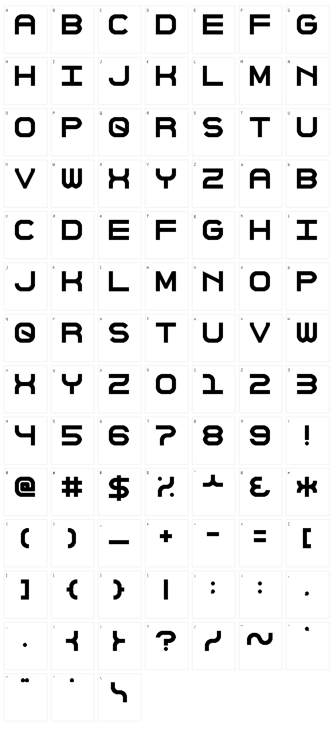 The Keepsake Days Character Set