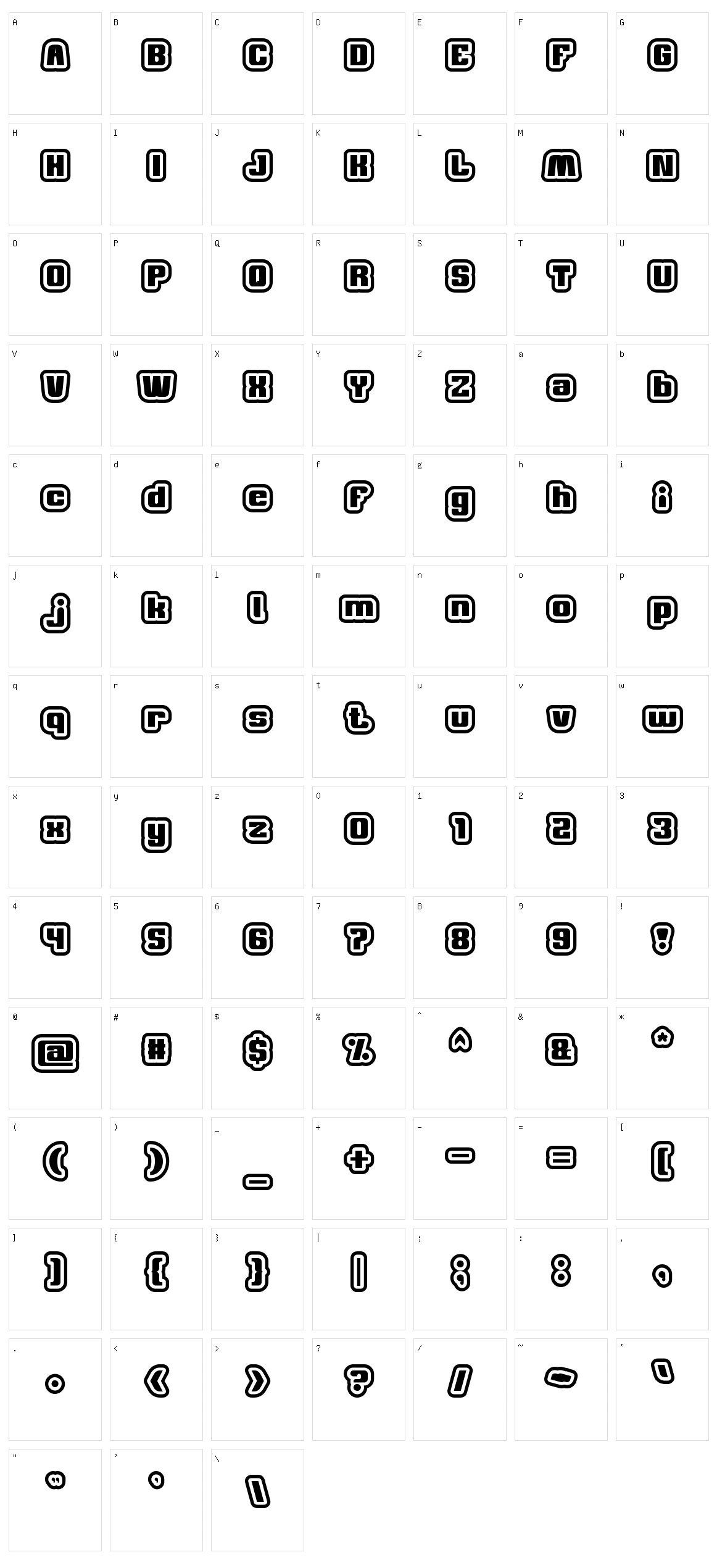 Thumbs Up Character Set