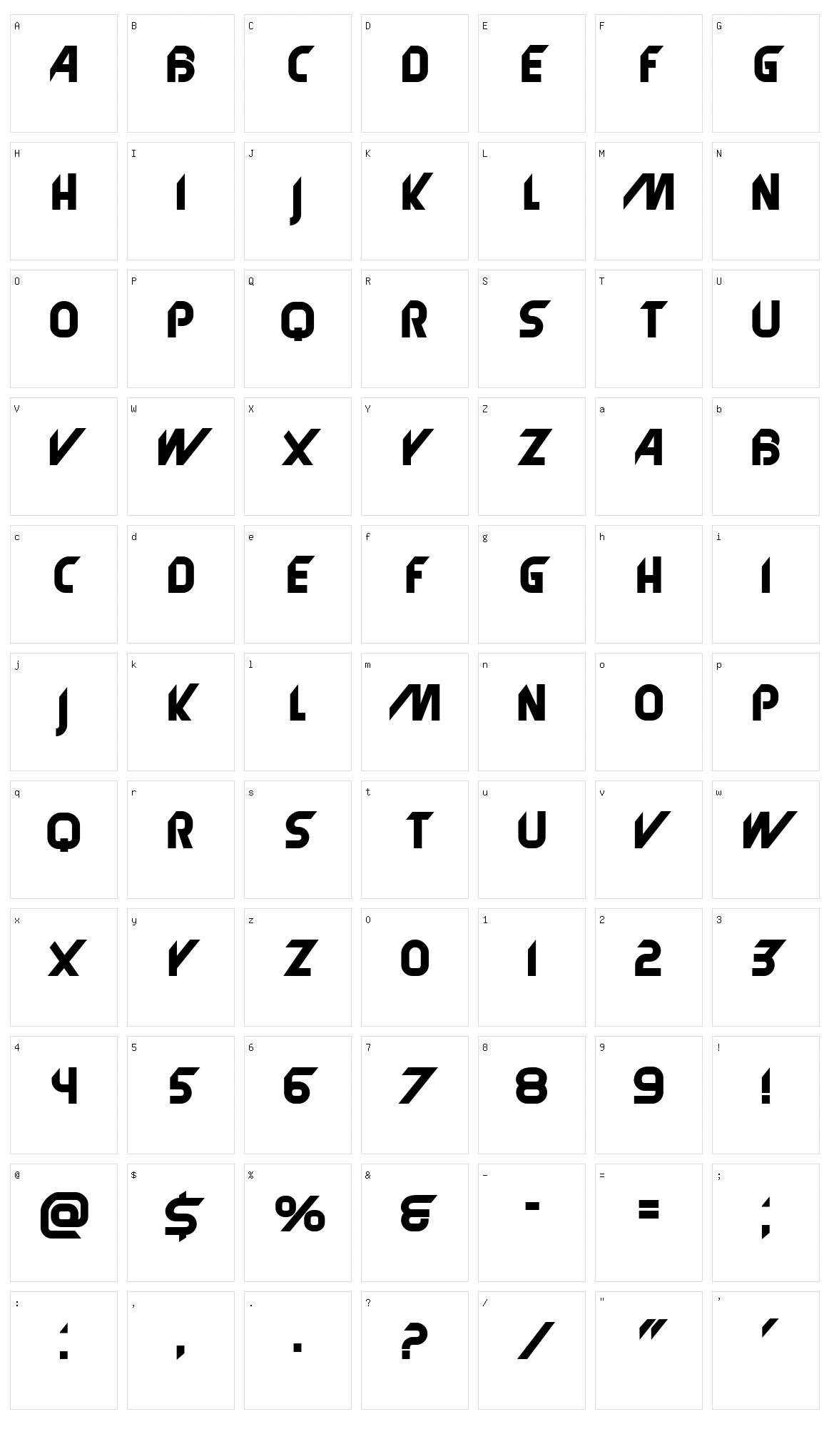 Translator Character Set