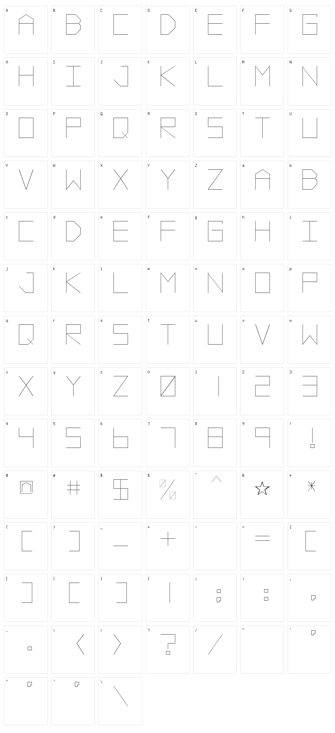 Vector Battle Character Set