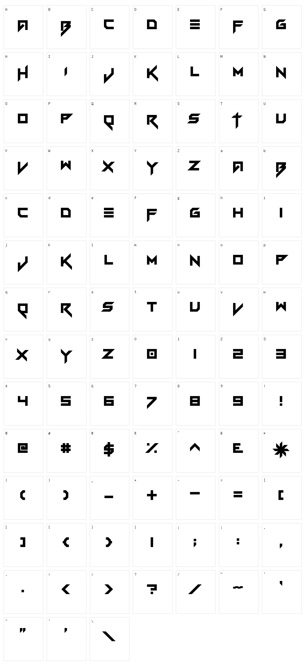 Vermin Vibes Character Set