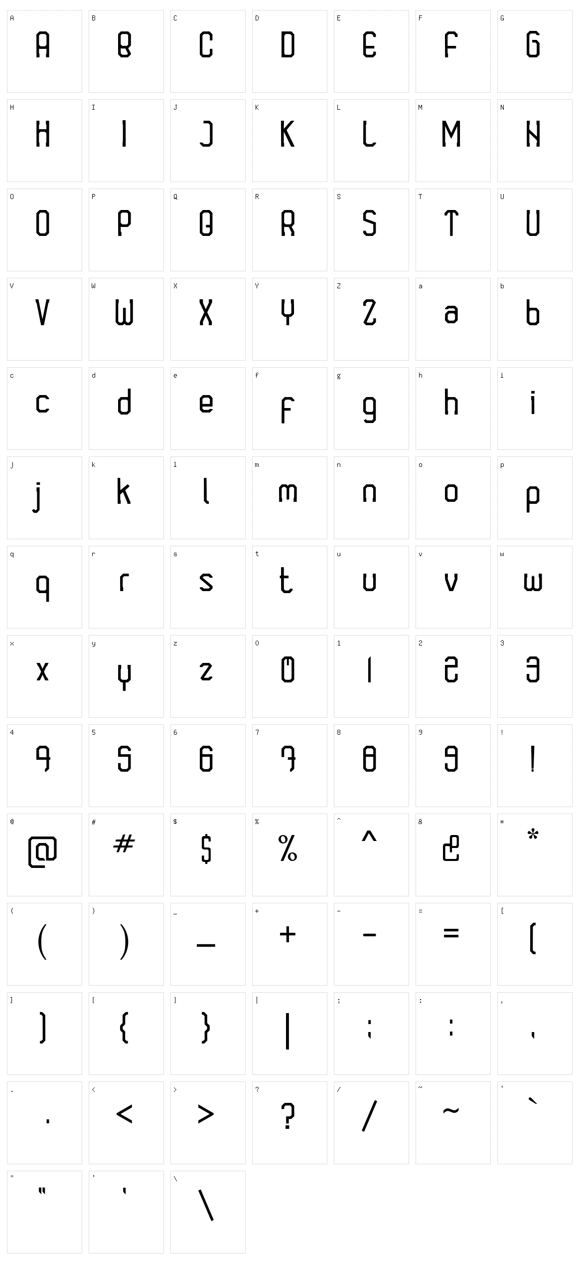 Watermellon Character Set