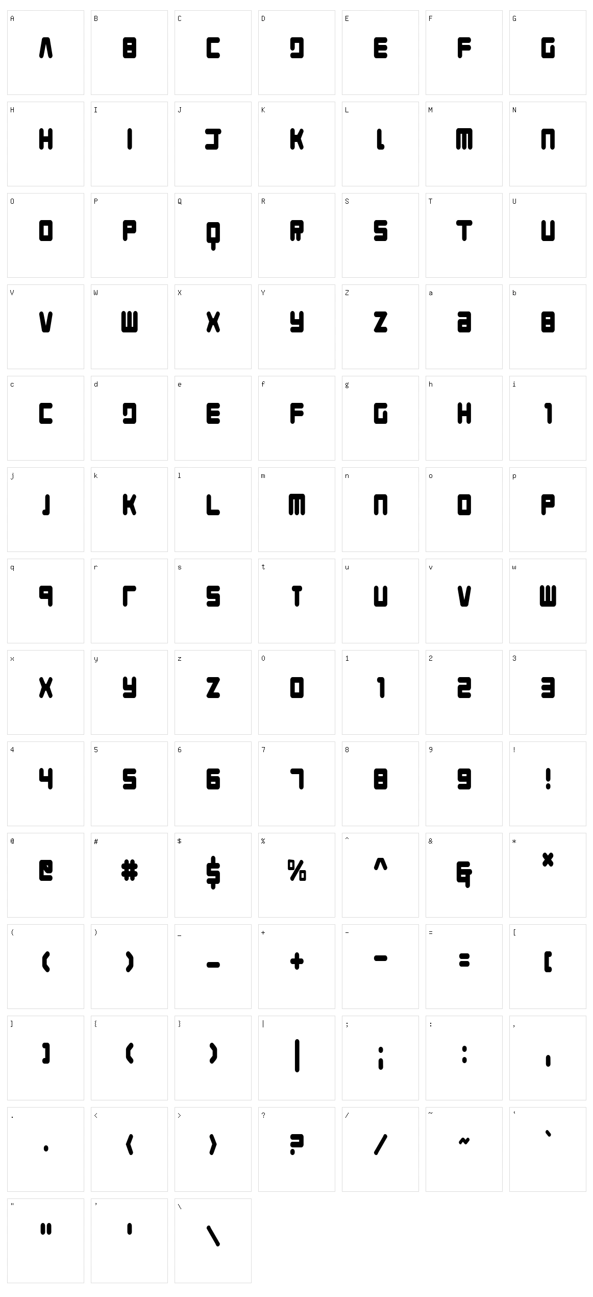 Young Techs Character Set