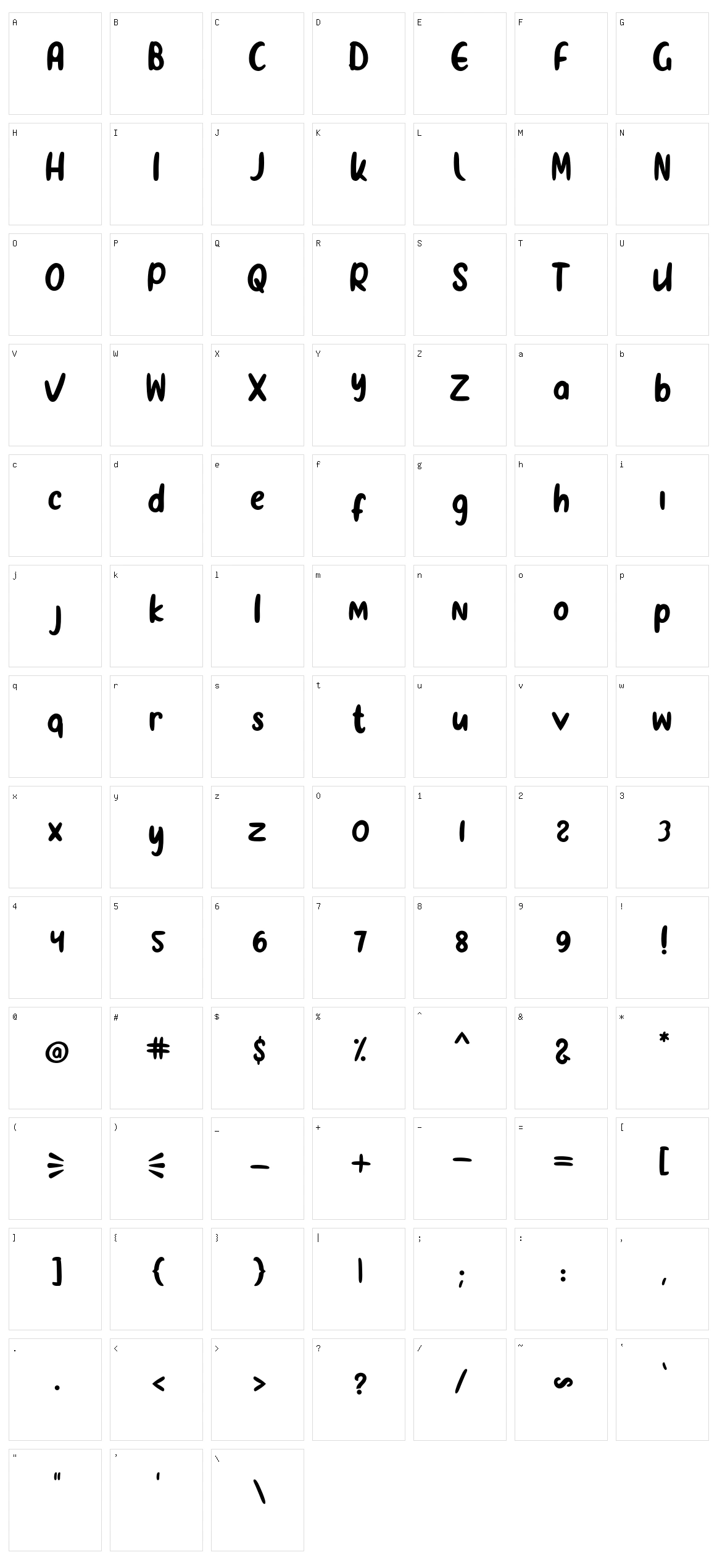 Honey Cute Character Set