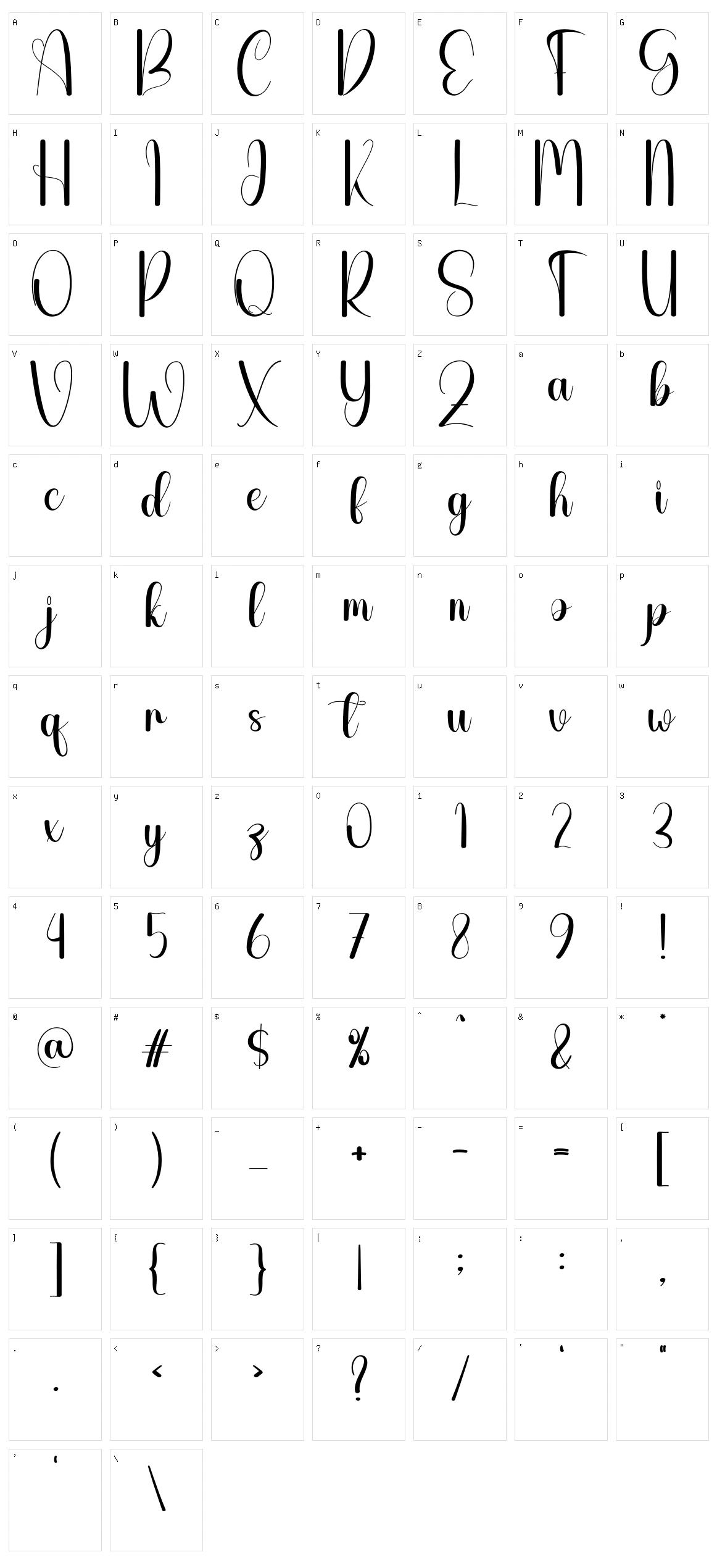 Friend Character Set