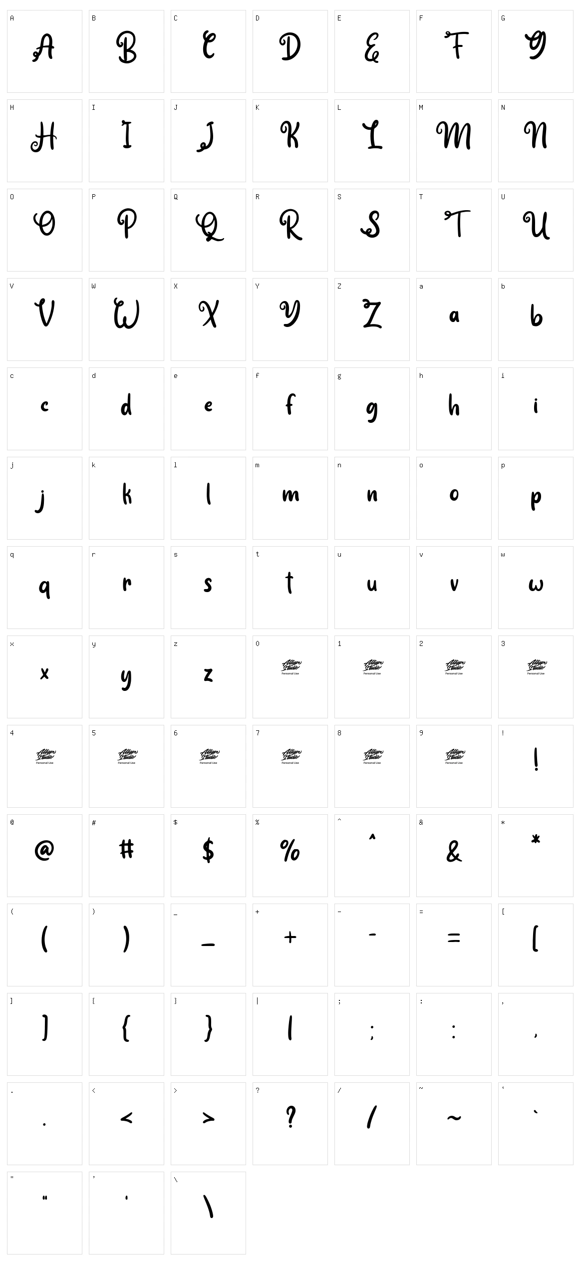 Crafty Saturday Character Set