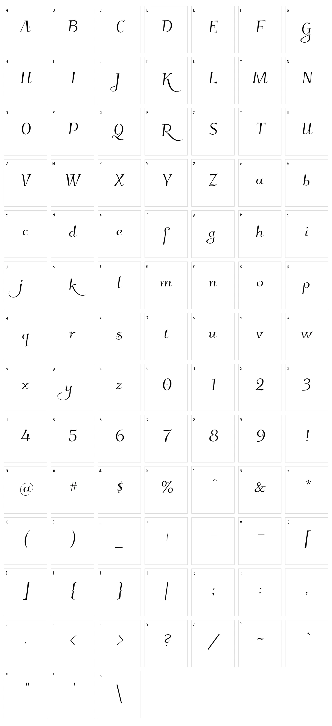 Kleymissky Character Set