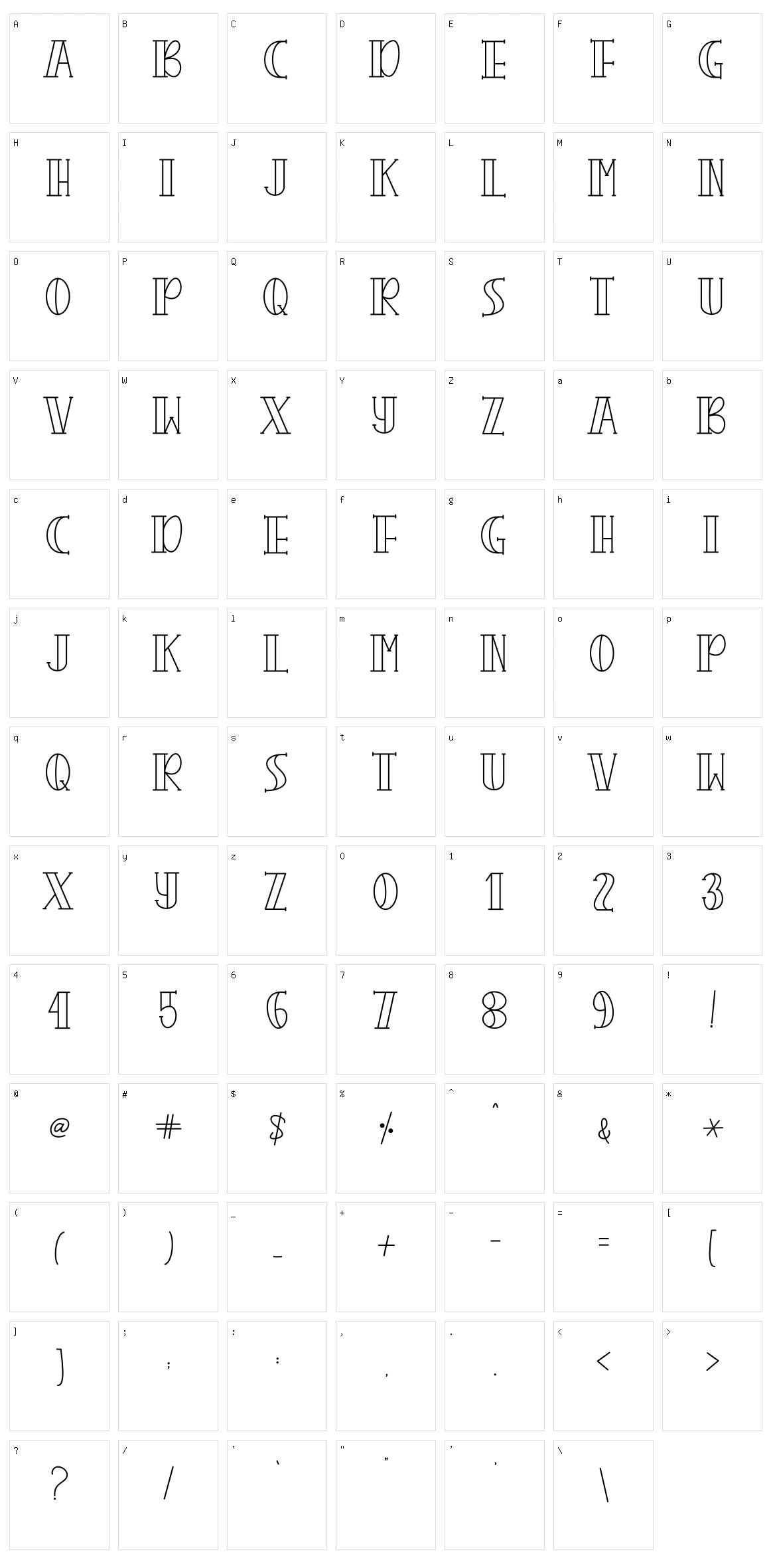 Christmas Craft Character Set