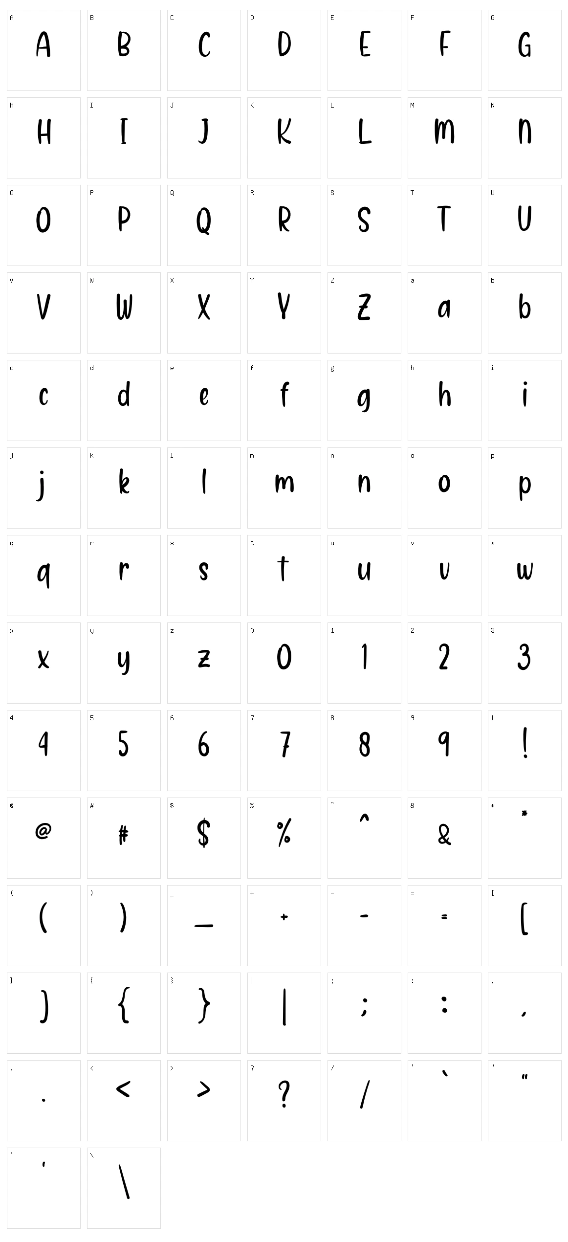 Christmas Snowfall Character Set