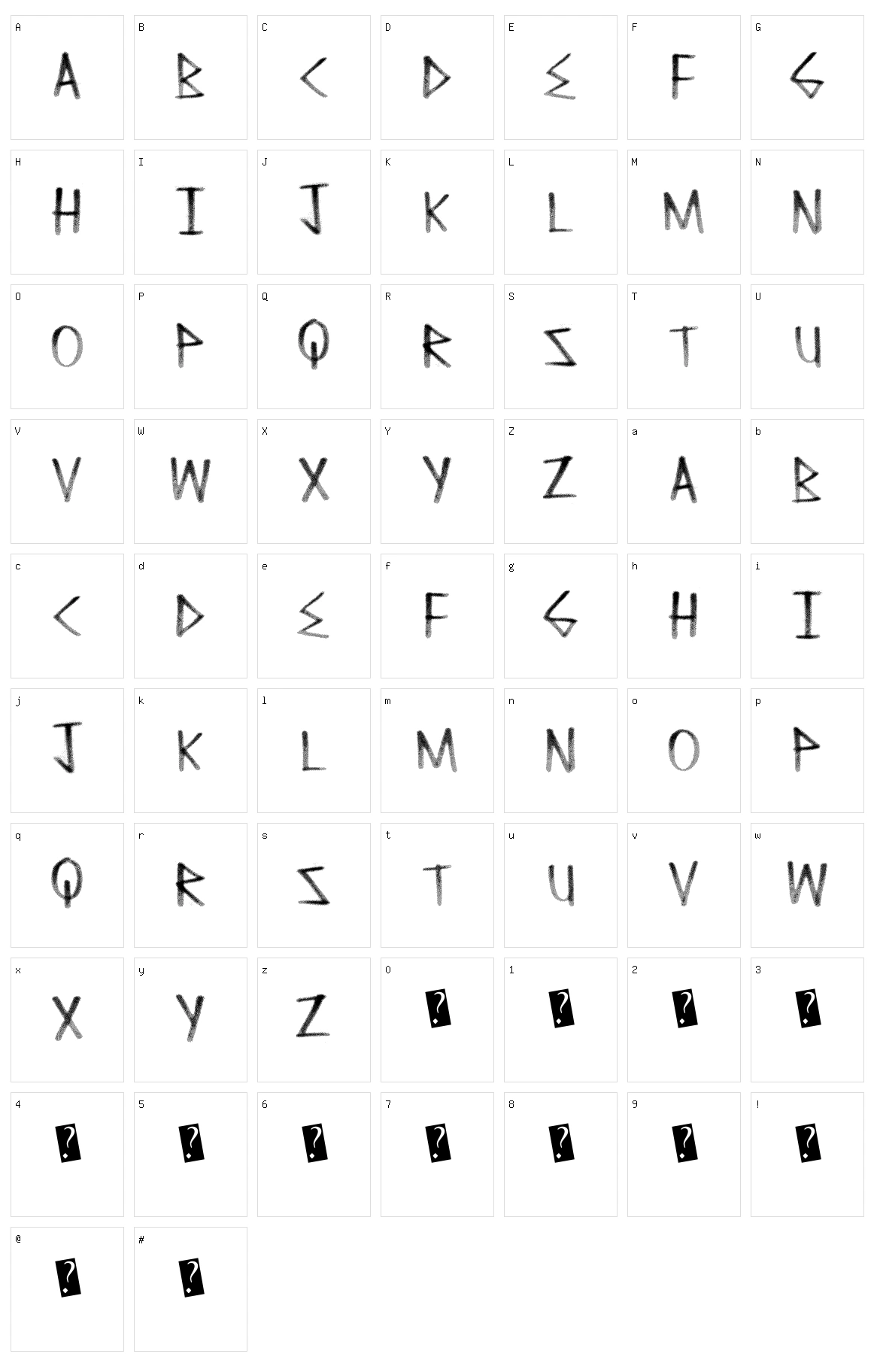 CleanFade Character Set