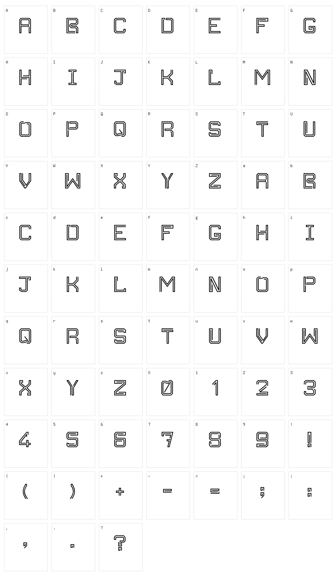 Clippersnip Office Character Set