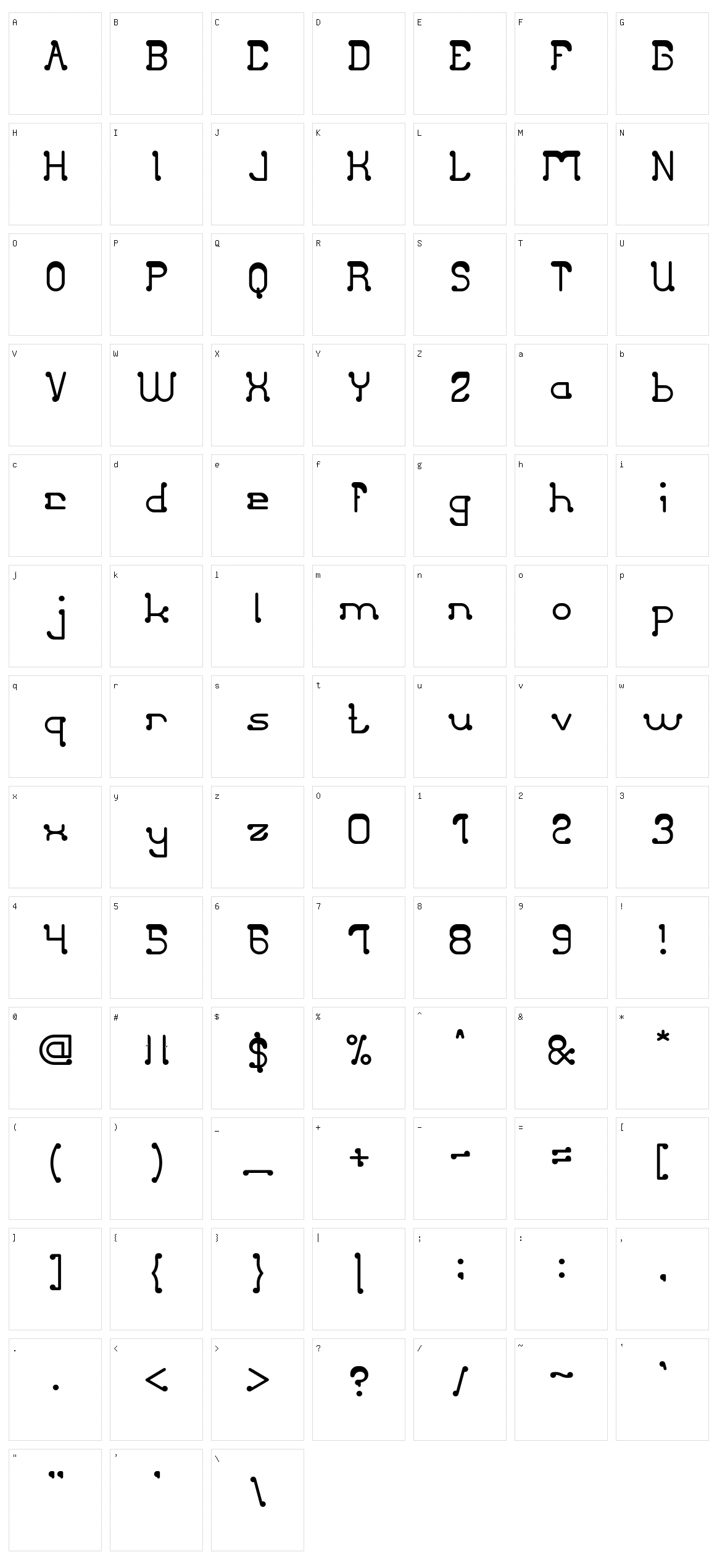 Club Golf Character Set