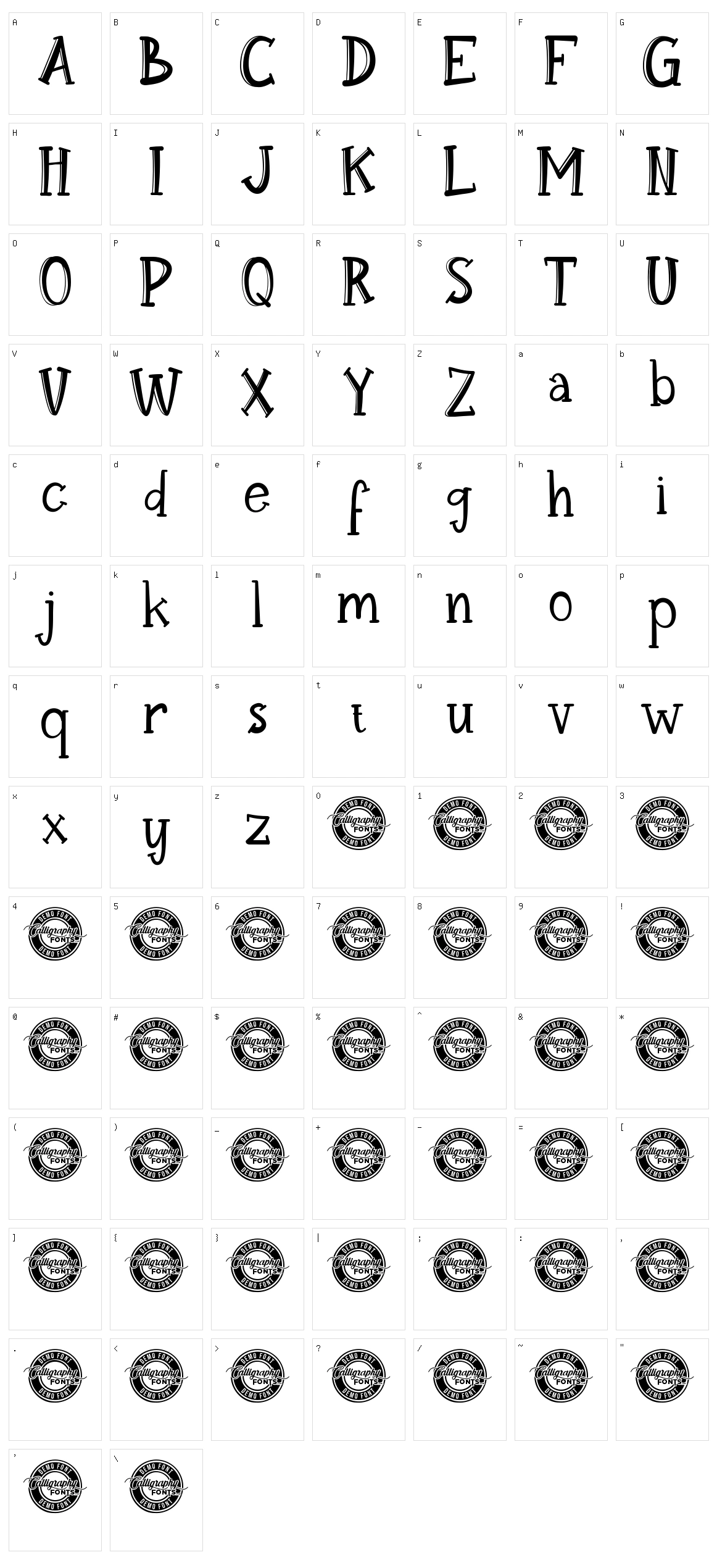 Coffee Dream Character Set