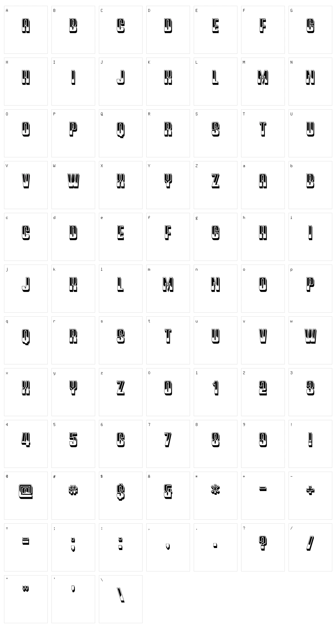 Comunismo Character Set