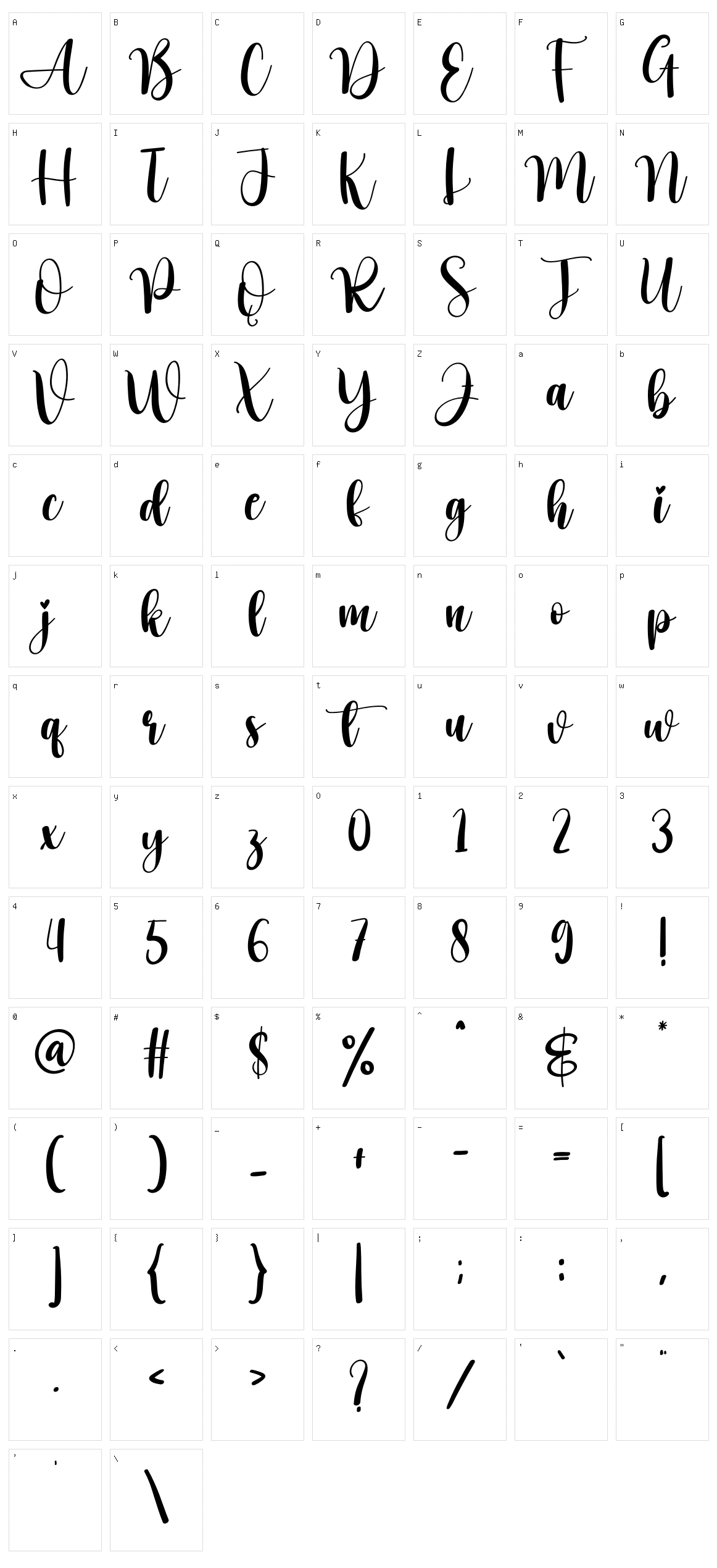 Clouds Character Set