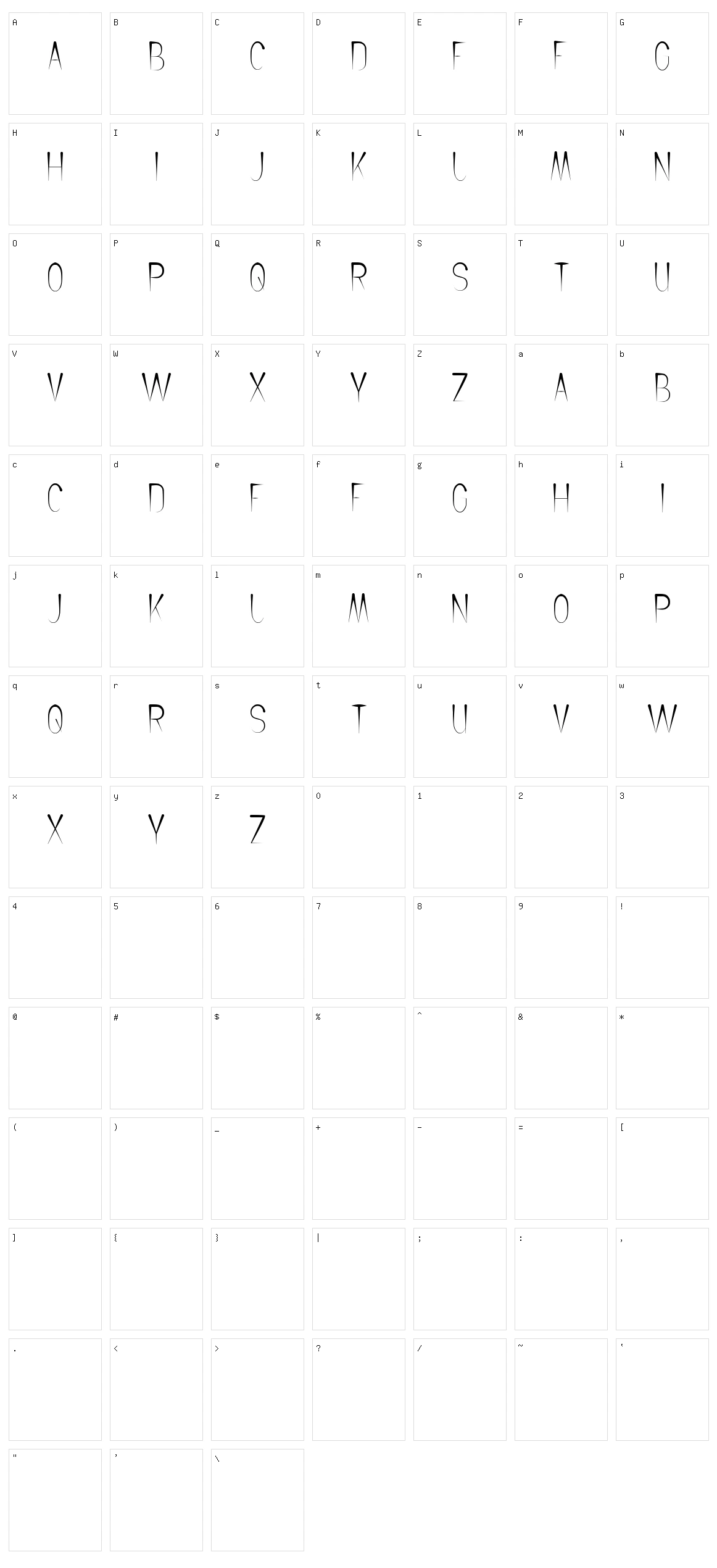 Crochet Pattern Character Set