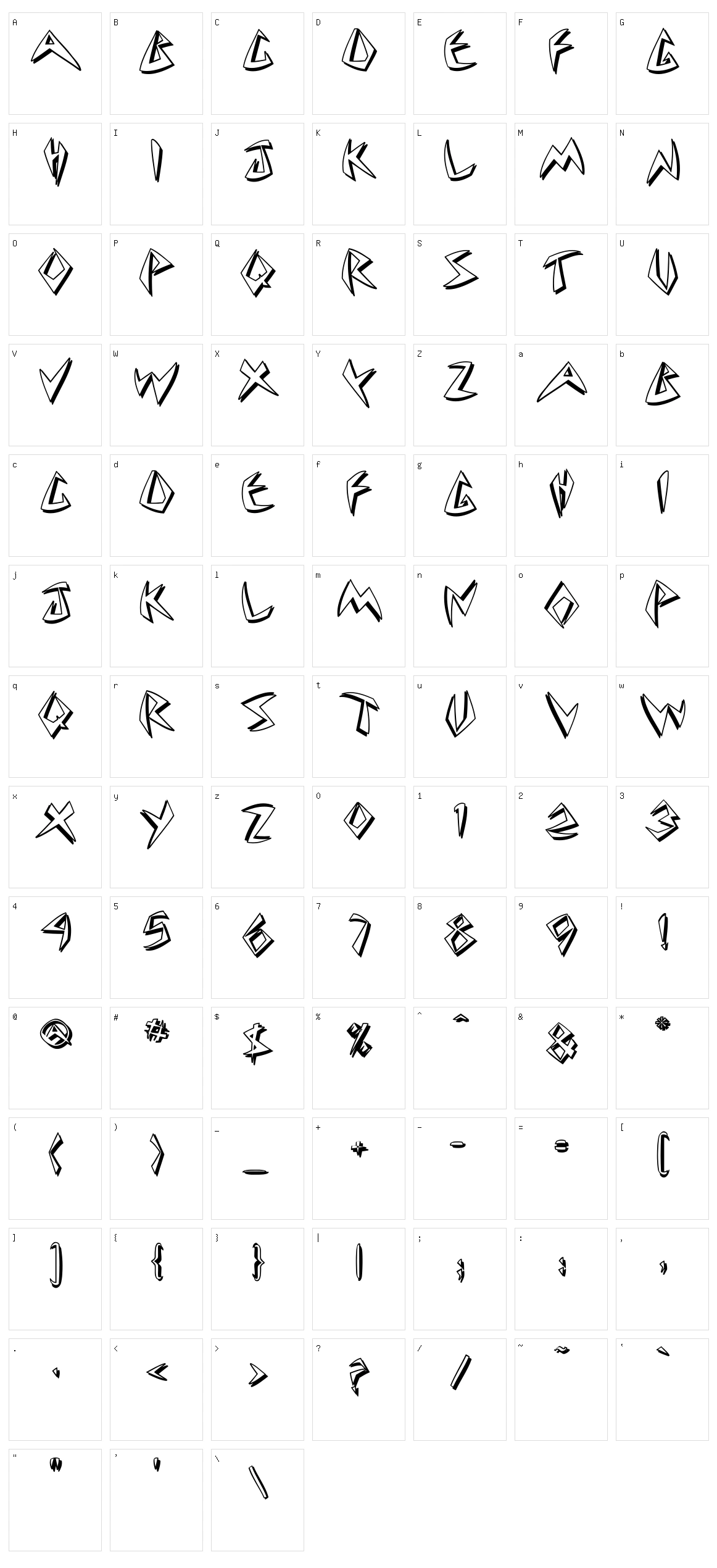 Cuneate Character Set