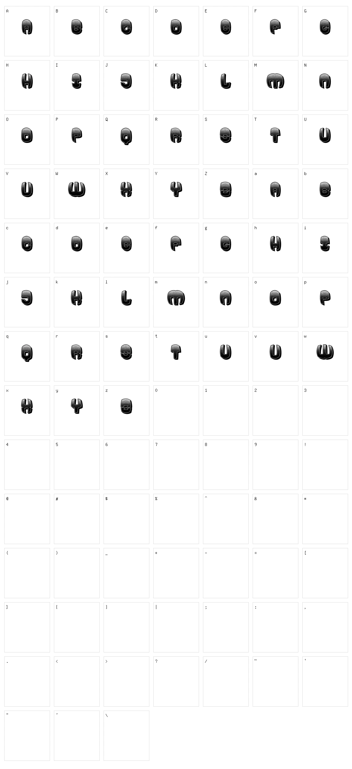 Cushion Character Set