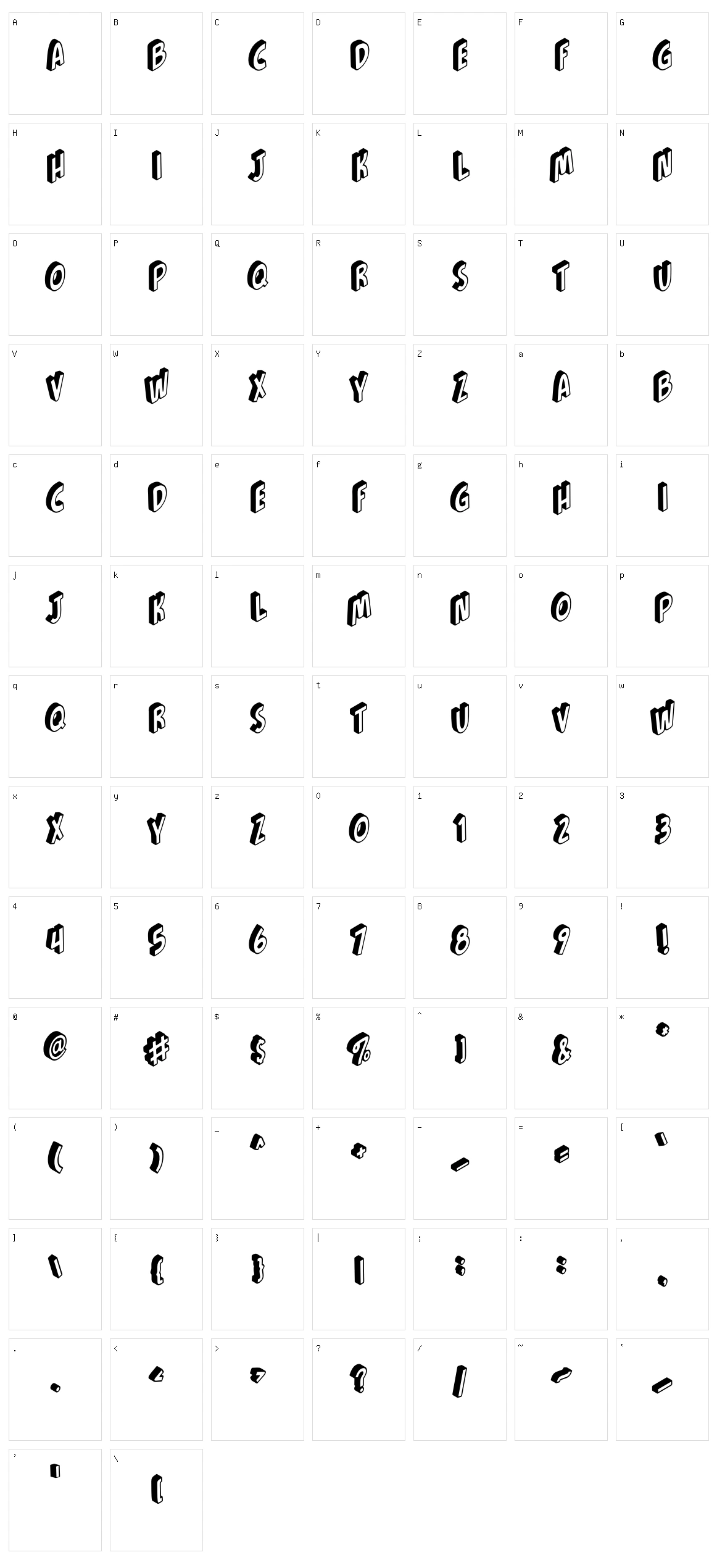 Dewangga Character Set