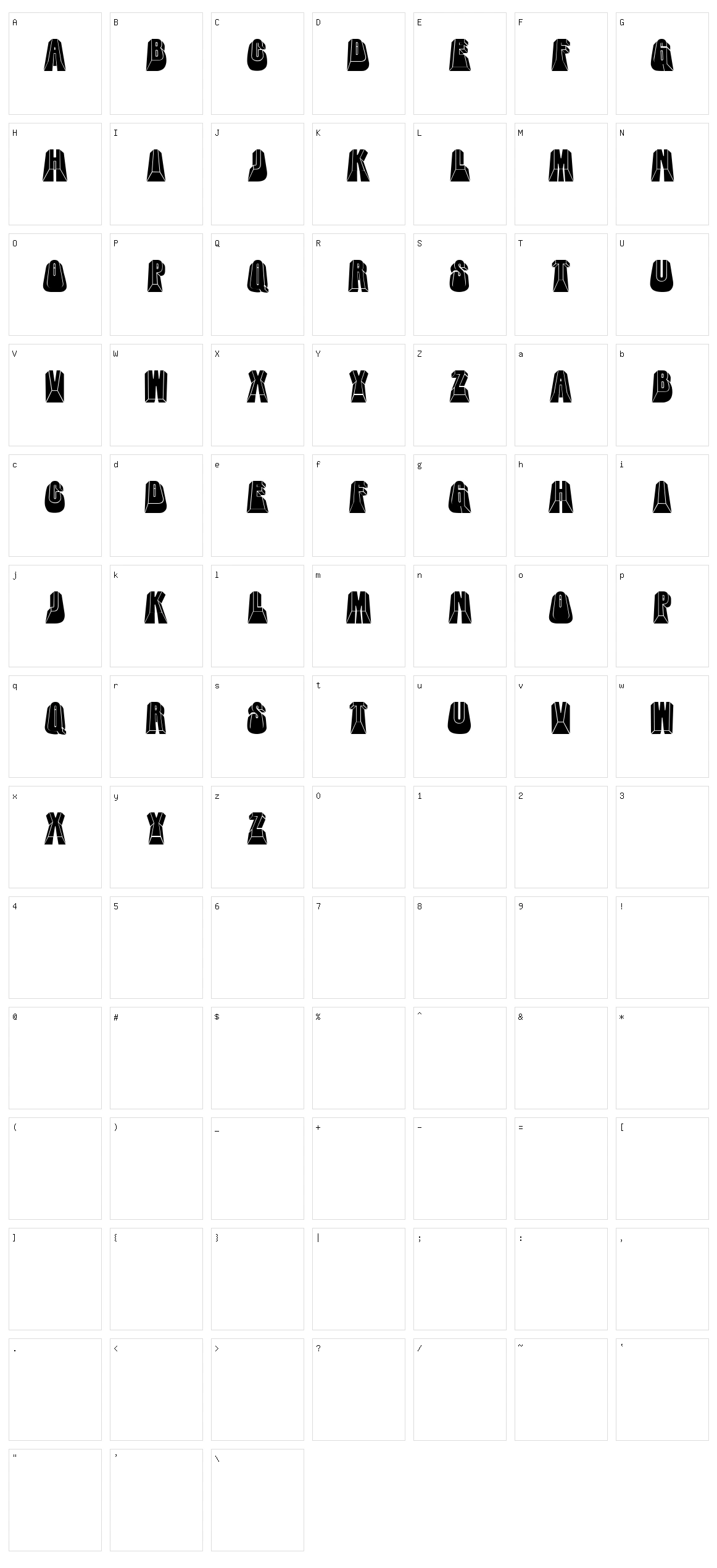 Diamond City Character Set