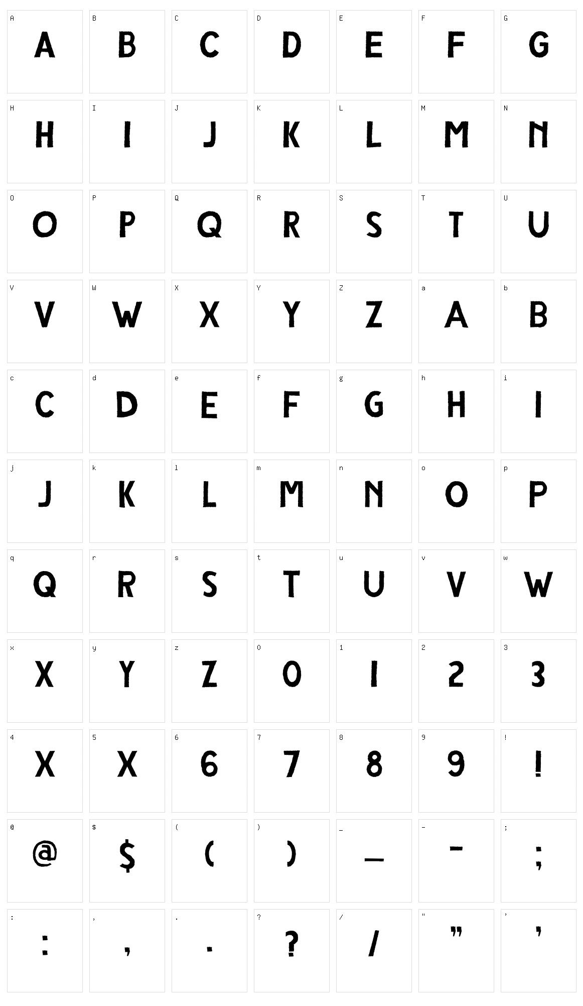 DK Compagnon Character Set