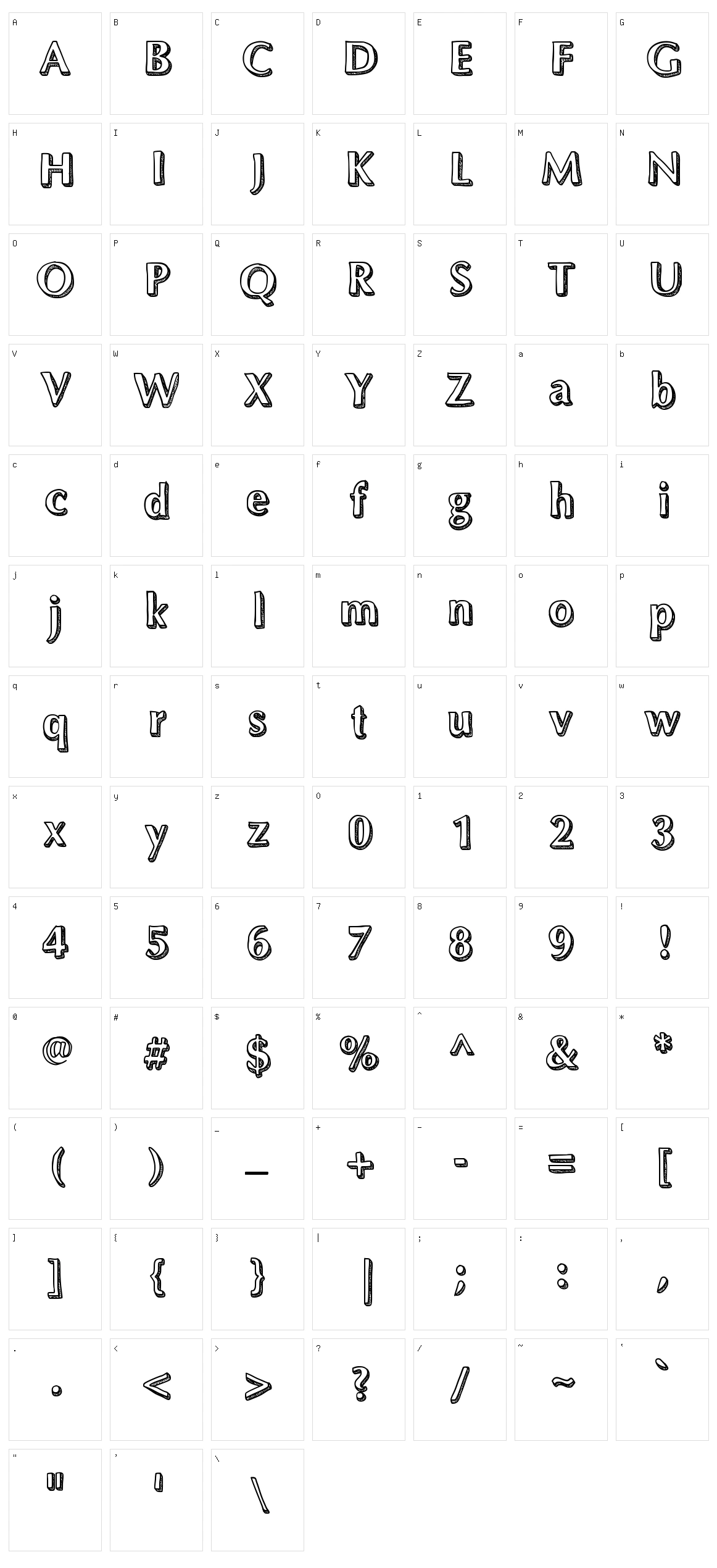 Dynasty Character Set