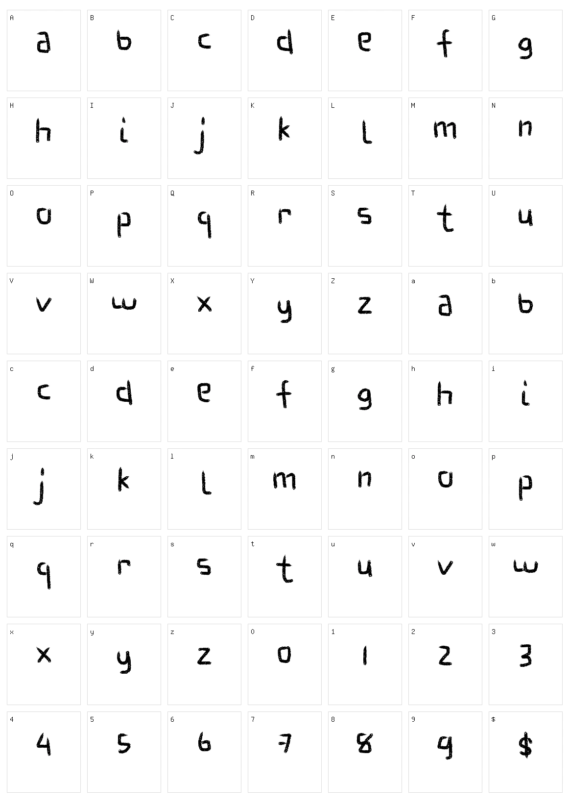 Fantastic Habits Character Set