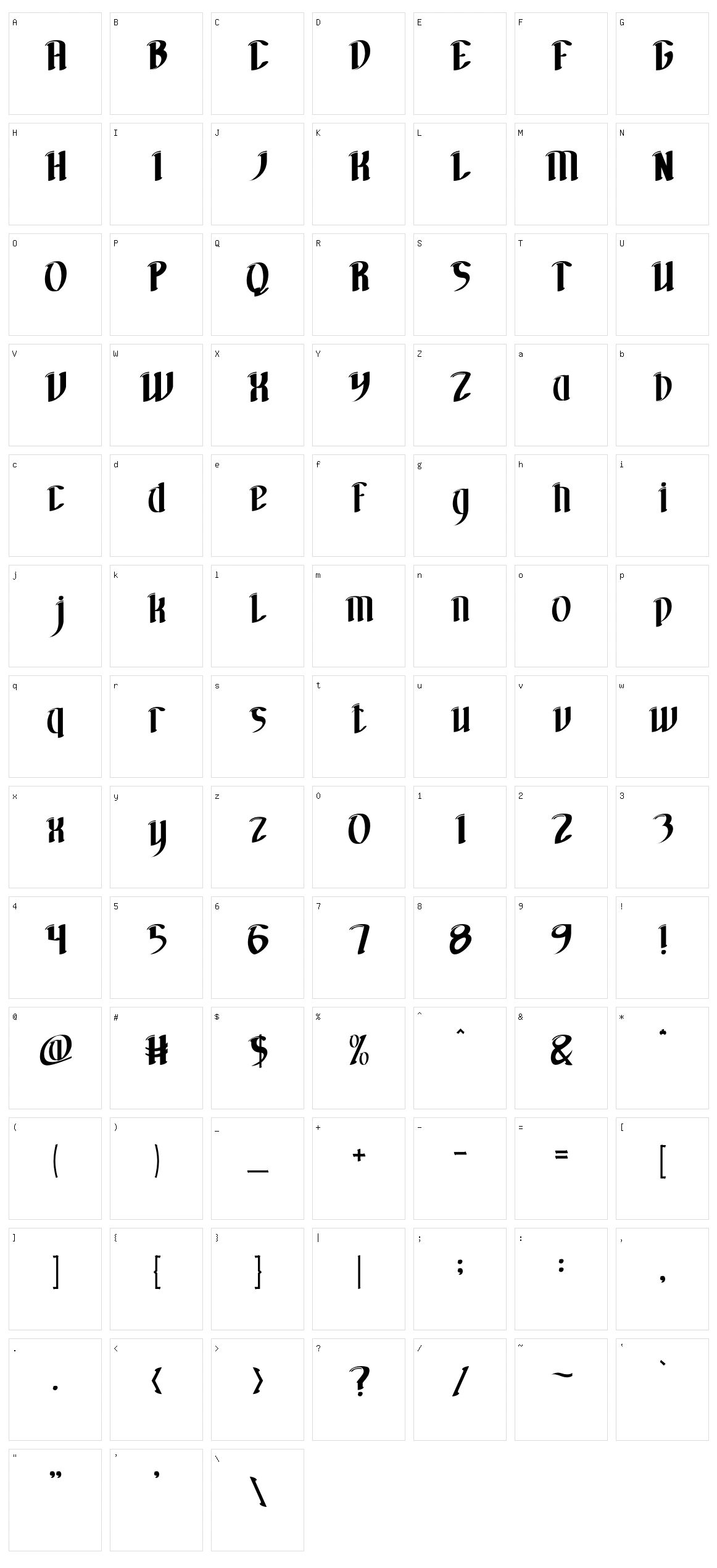 Fillet O Fish Character Set