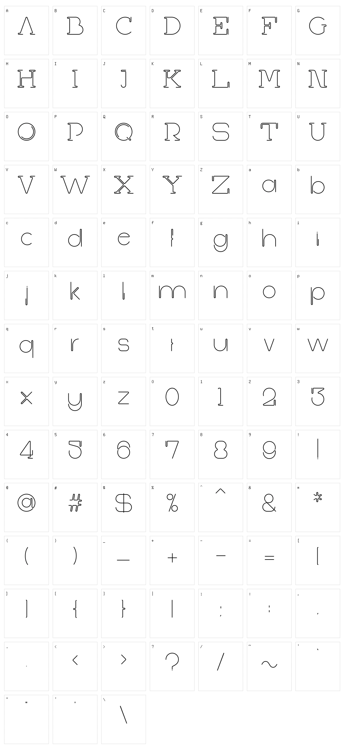 First Shine Character Set