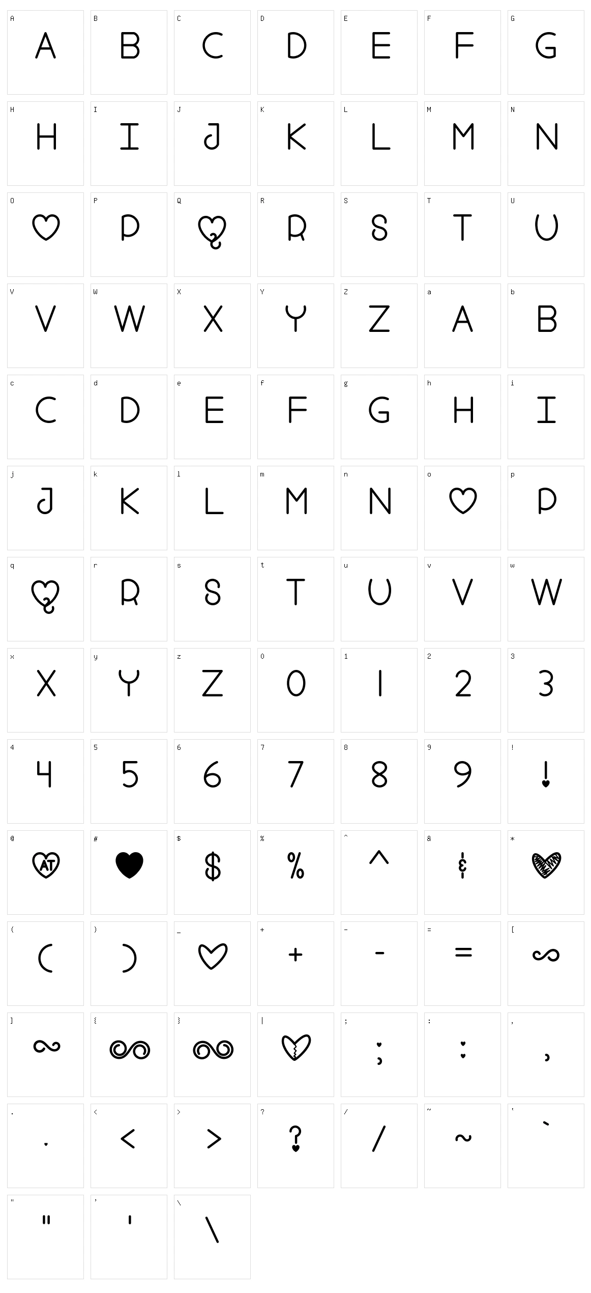 Fool For Love Character Set