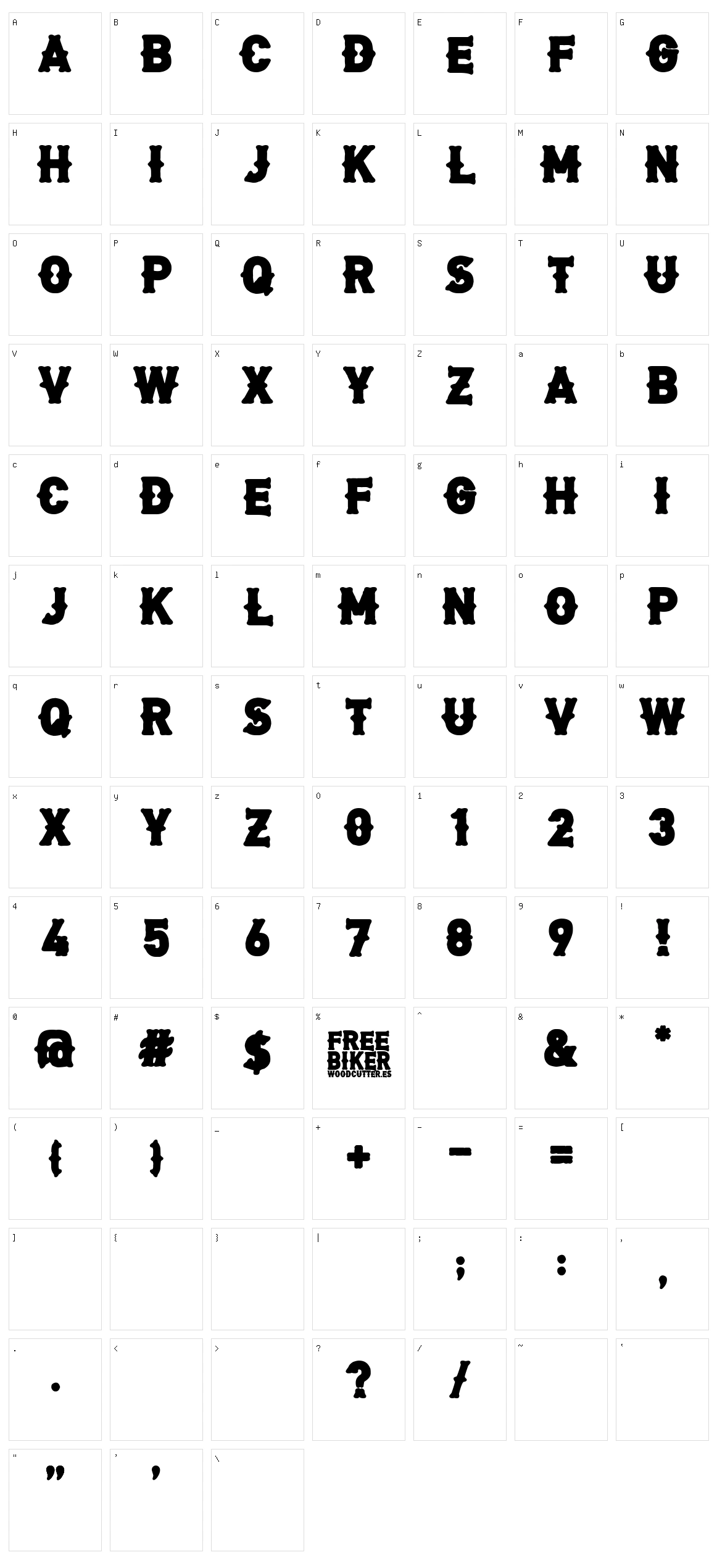 Free Biker Character Set