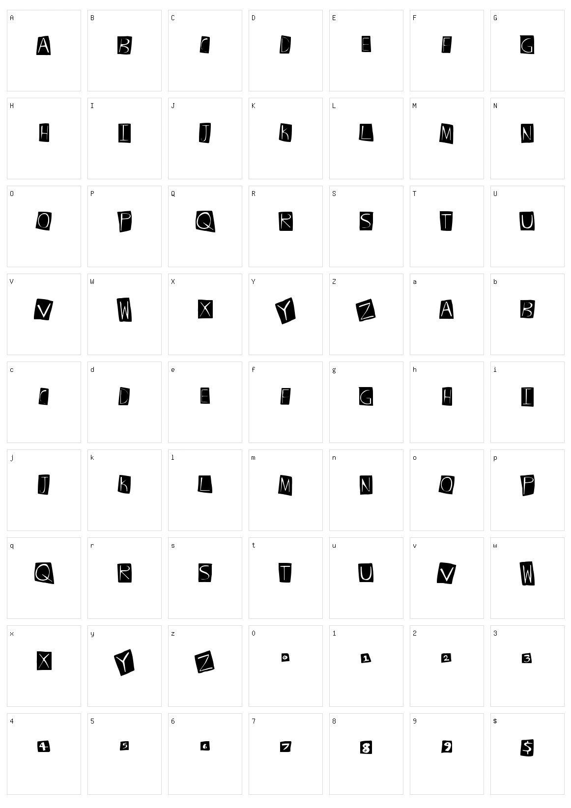 French Dance Character Set