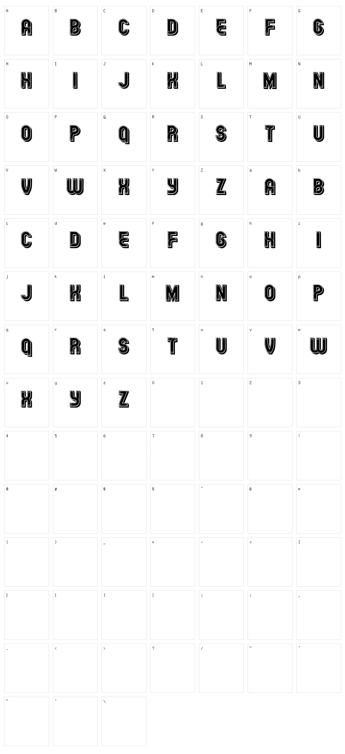 Fundament Character Set