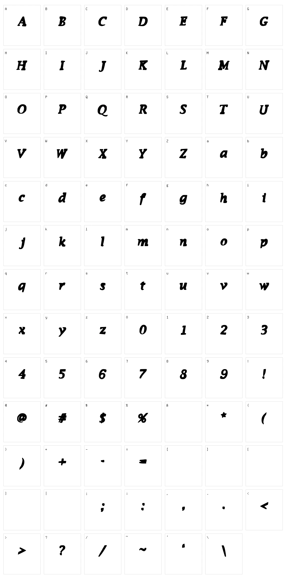 Funky Monkey Character Set