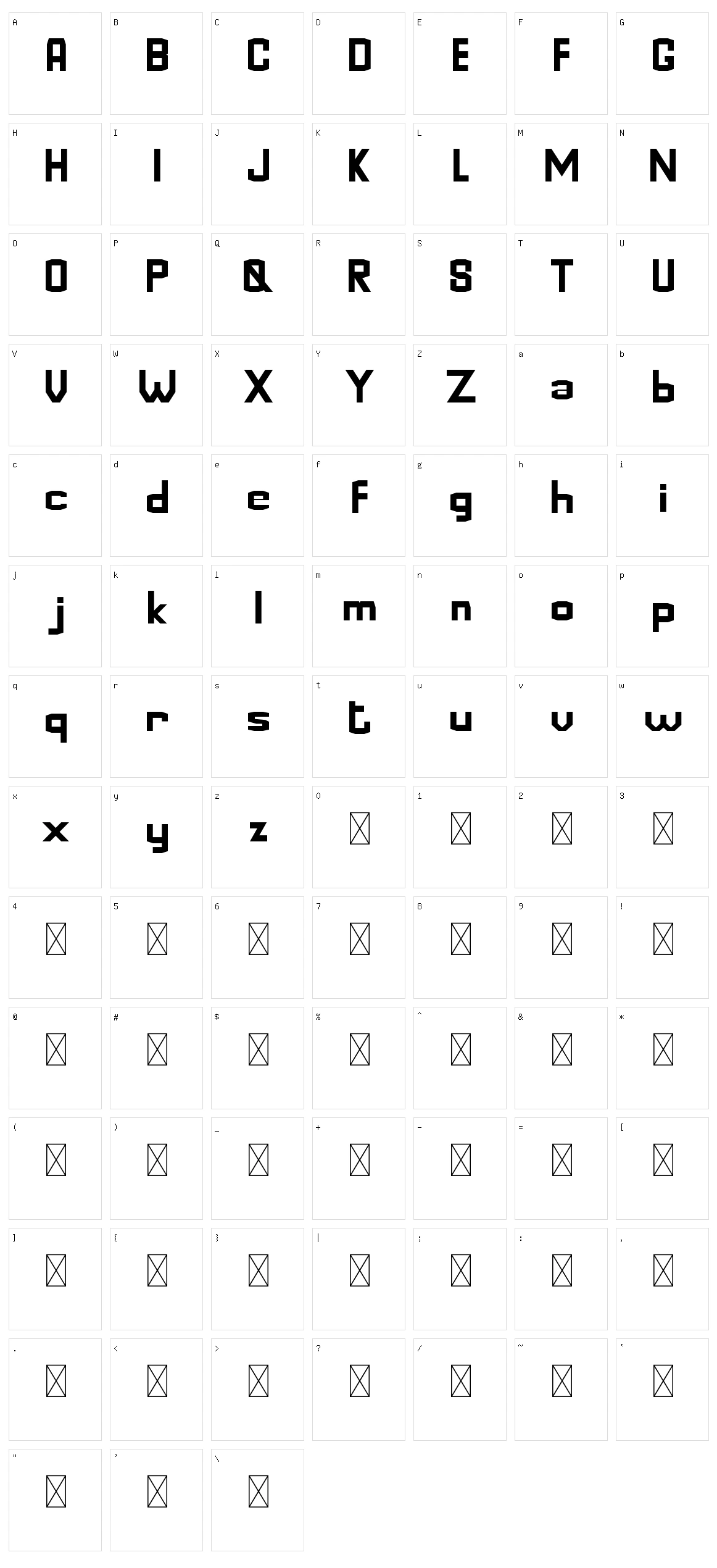 Goldin Finance Character Set