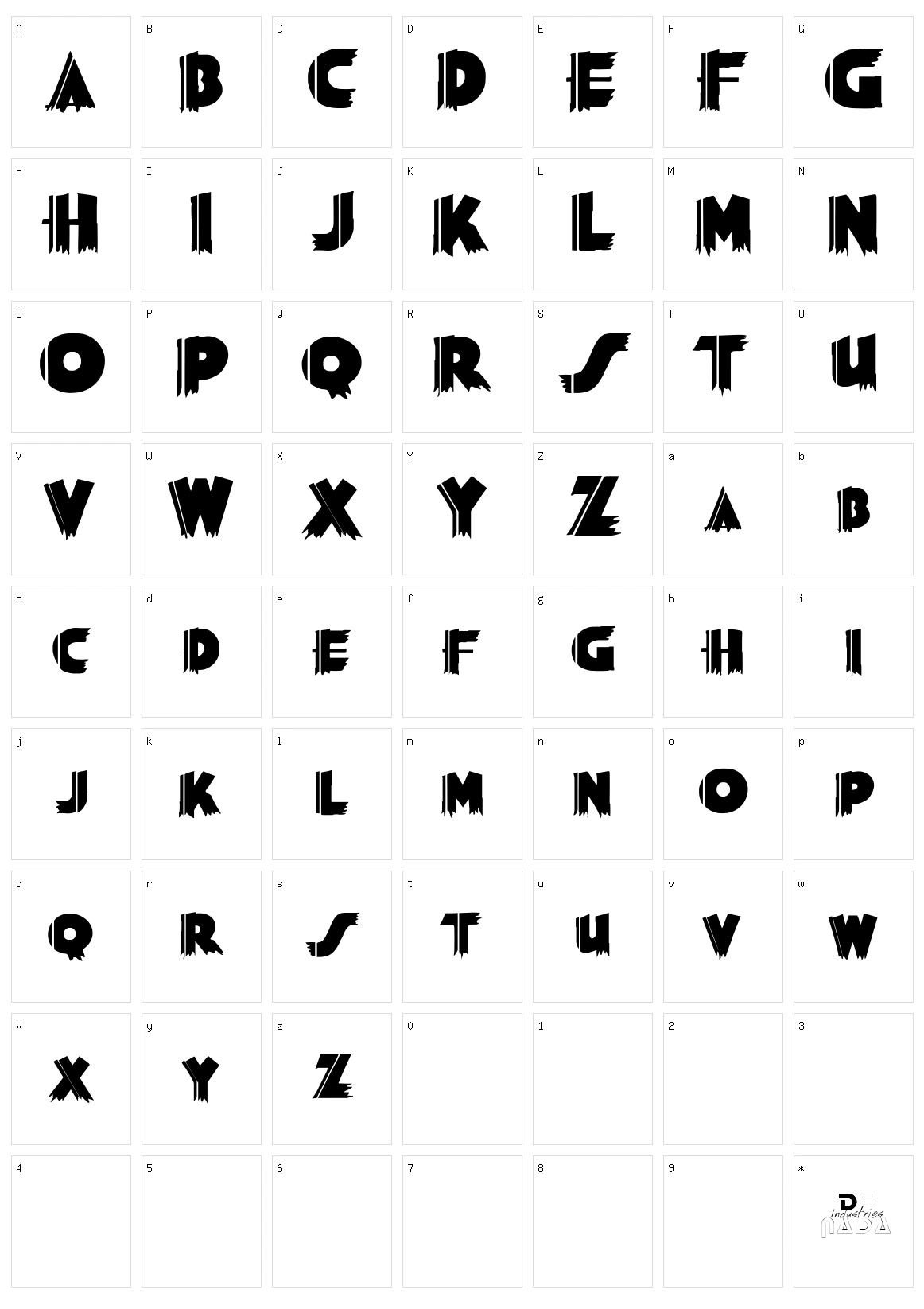 Grauman Character Set