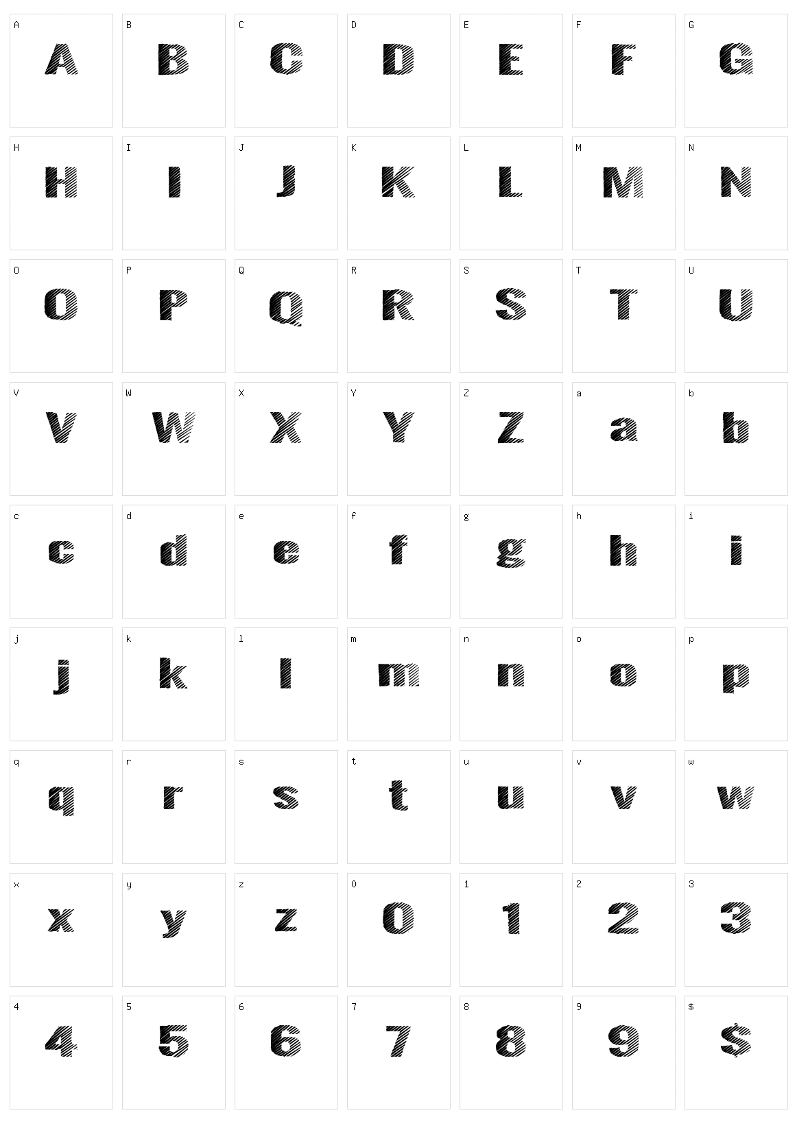 Great Miami Character Set