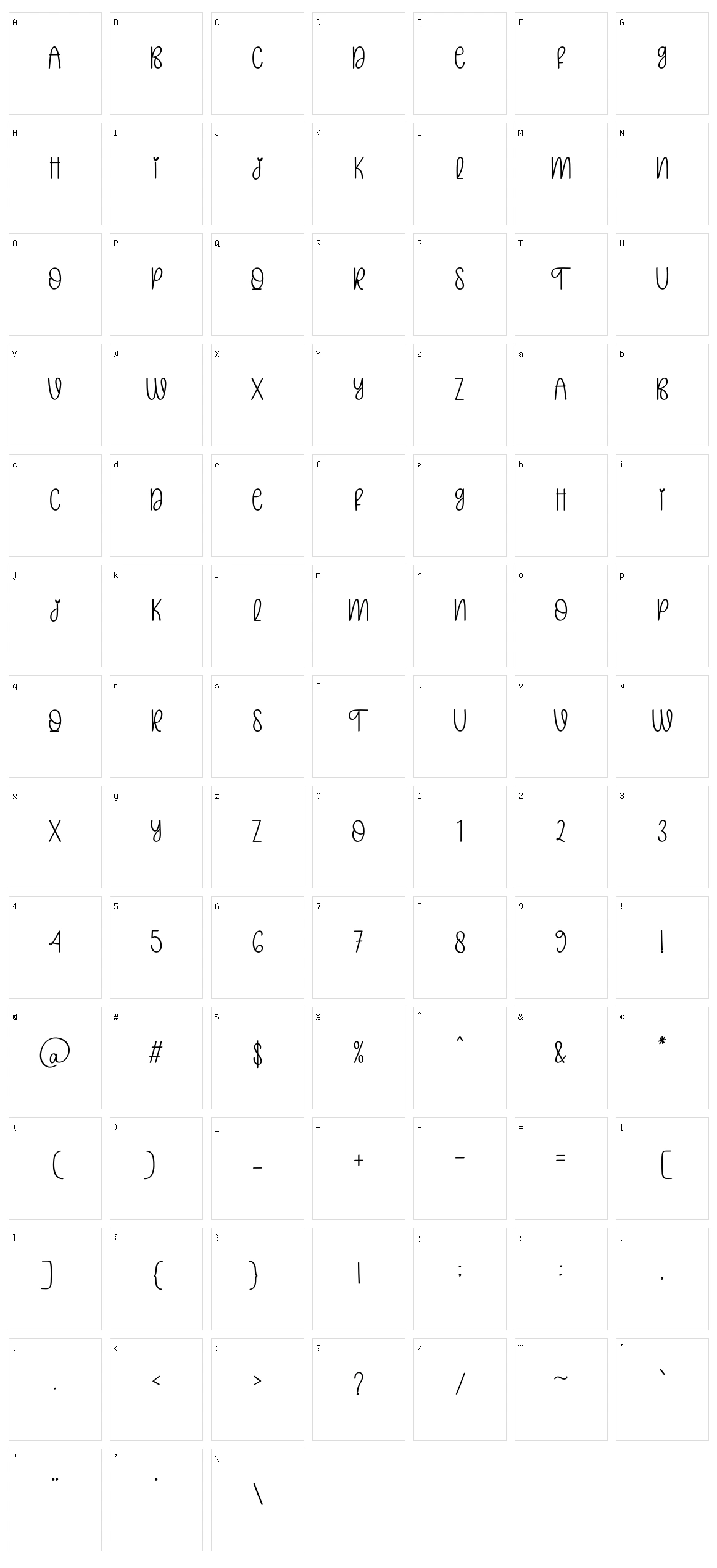 Traveling Time Character Set