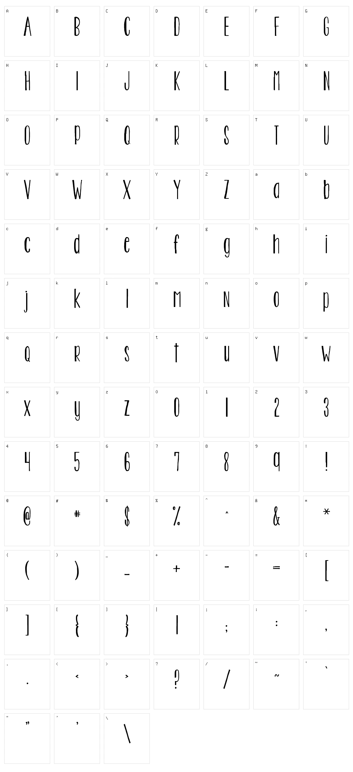 KG Two is Better Than One Character Set