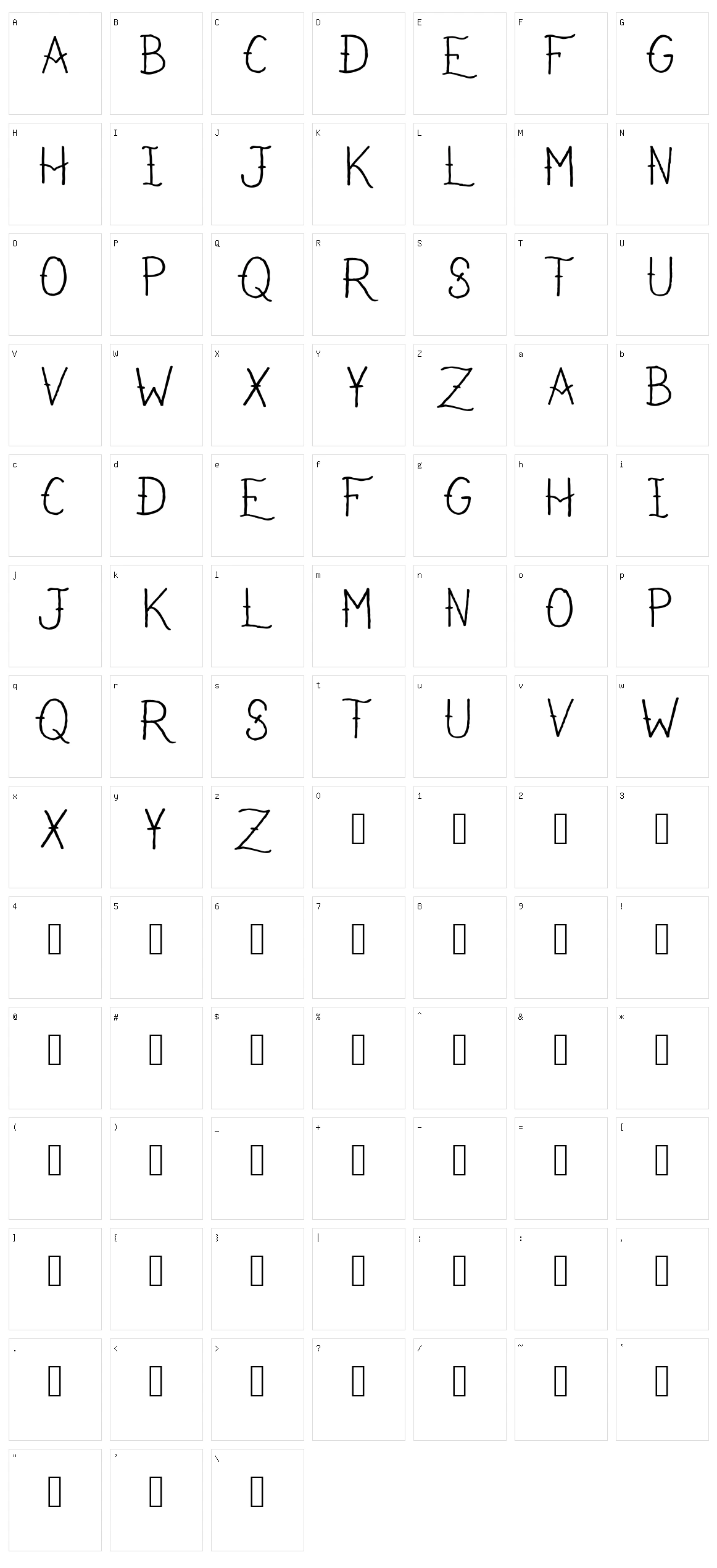 I Refuse To Sink Character Set