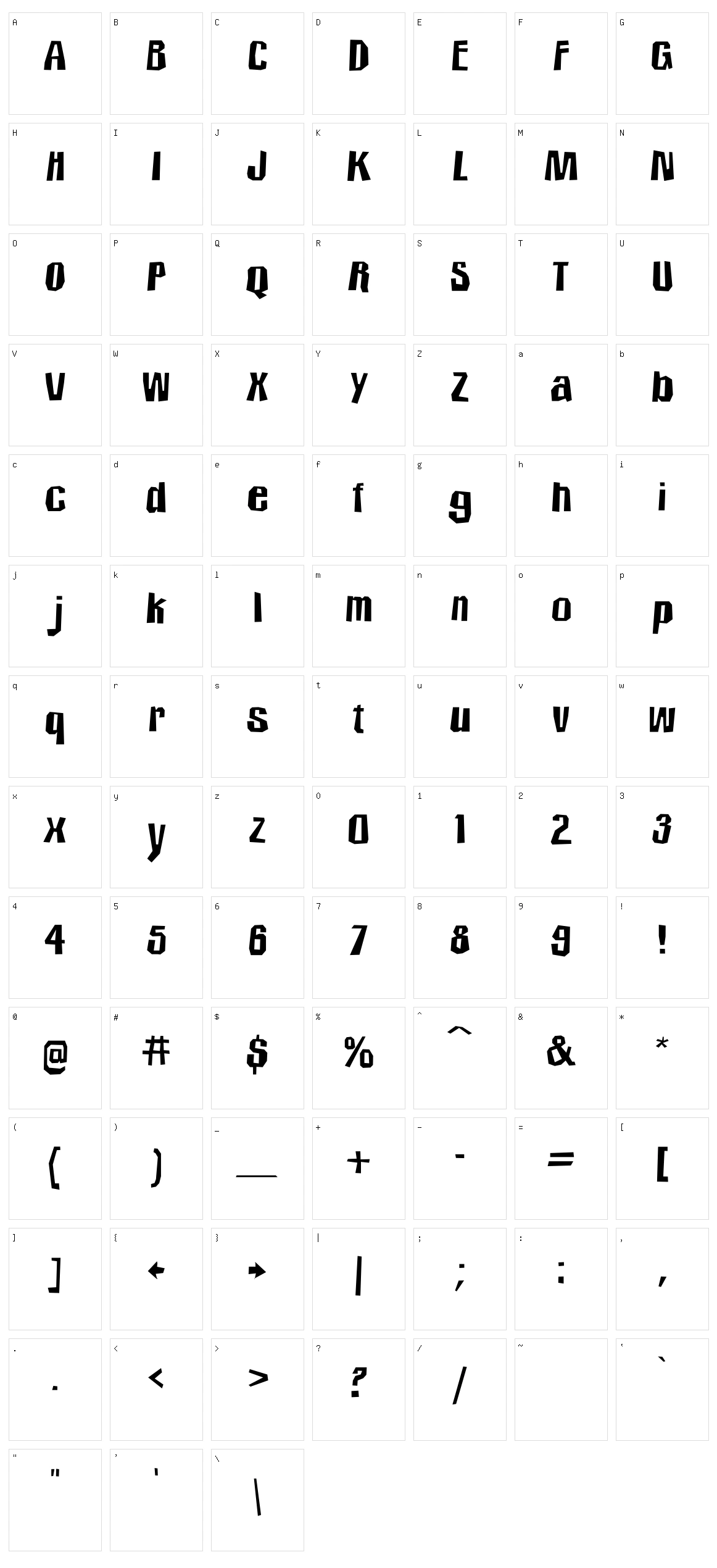 Icicle Country Two Character Set