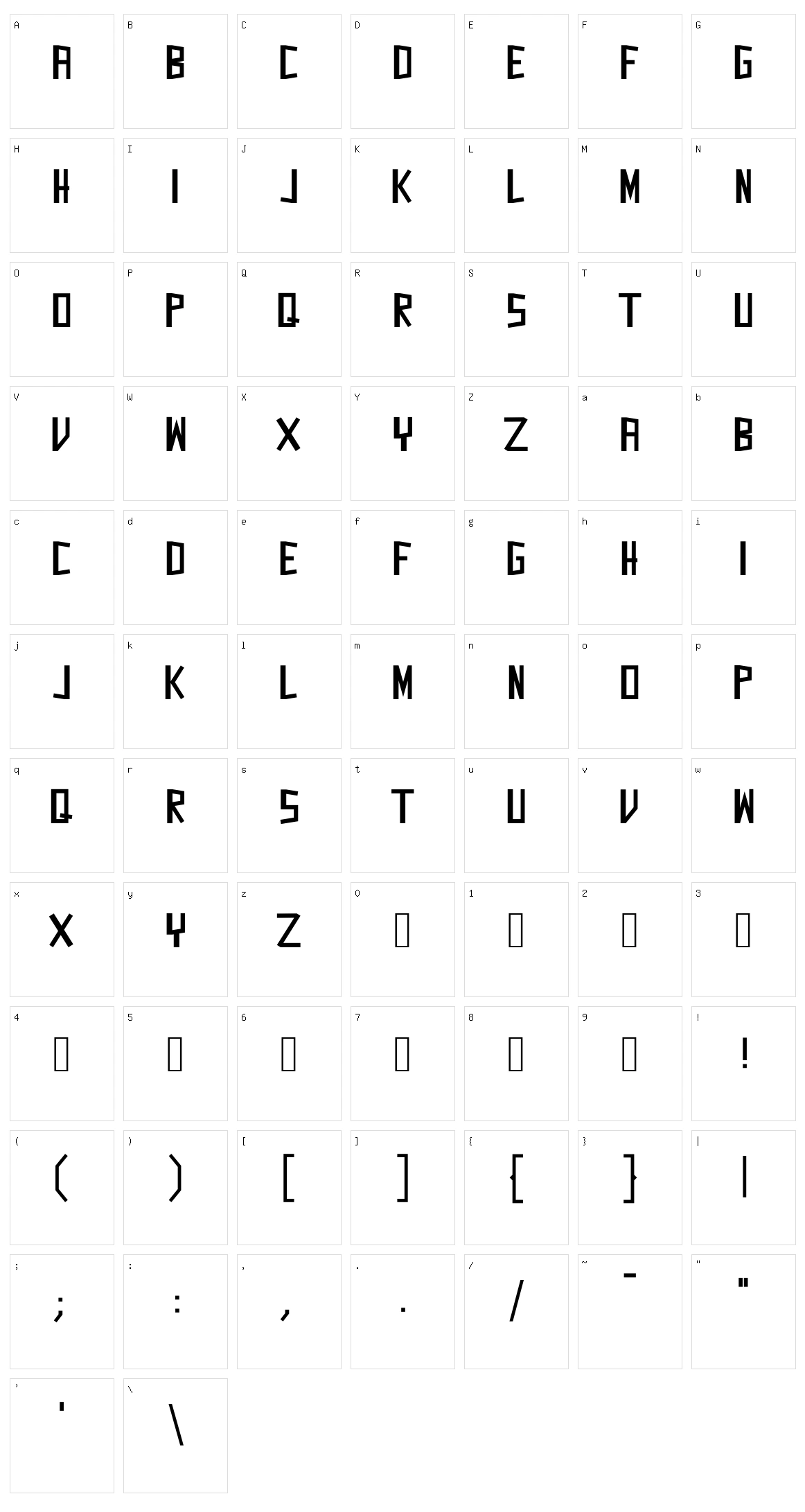 Just A Matter Of Caps Character Set