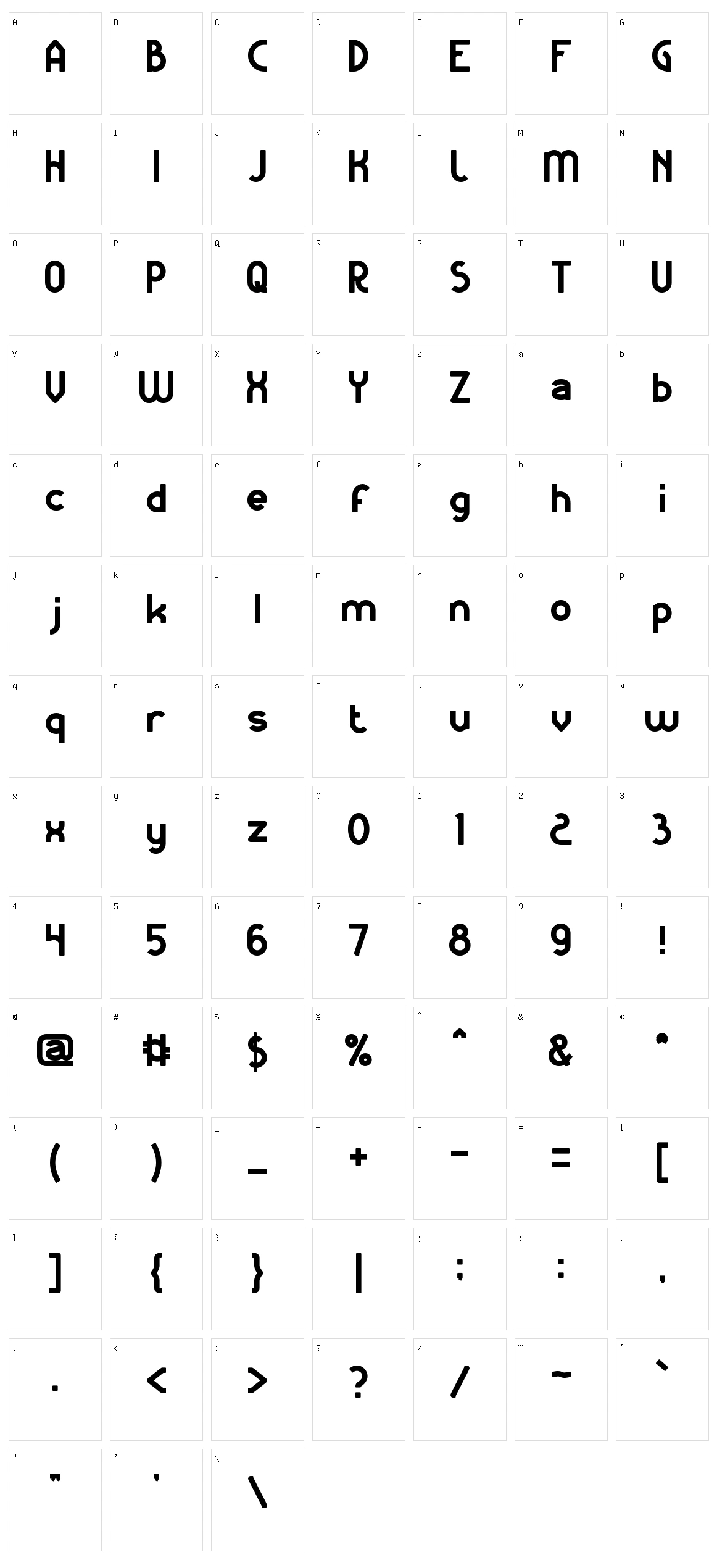 Kangaroo Punch Character Set