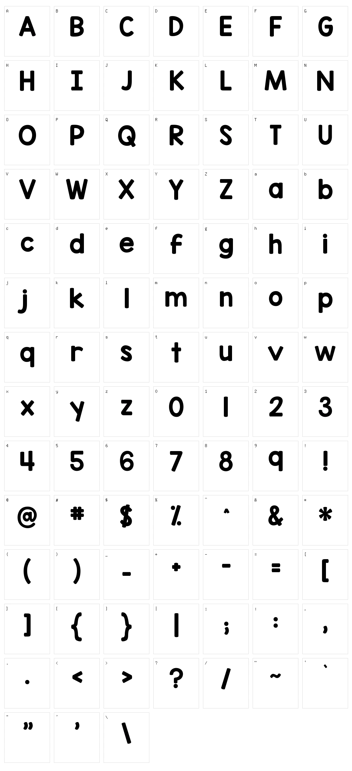 KG Red Hands Character Set