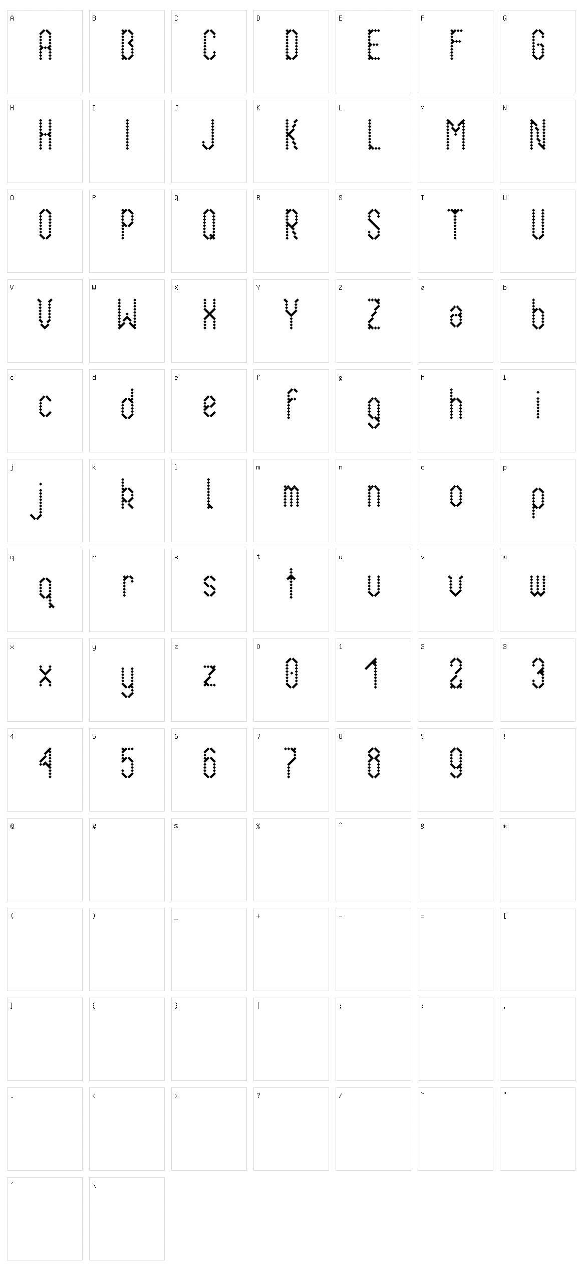 Krikstas Character Set