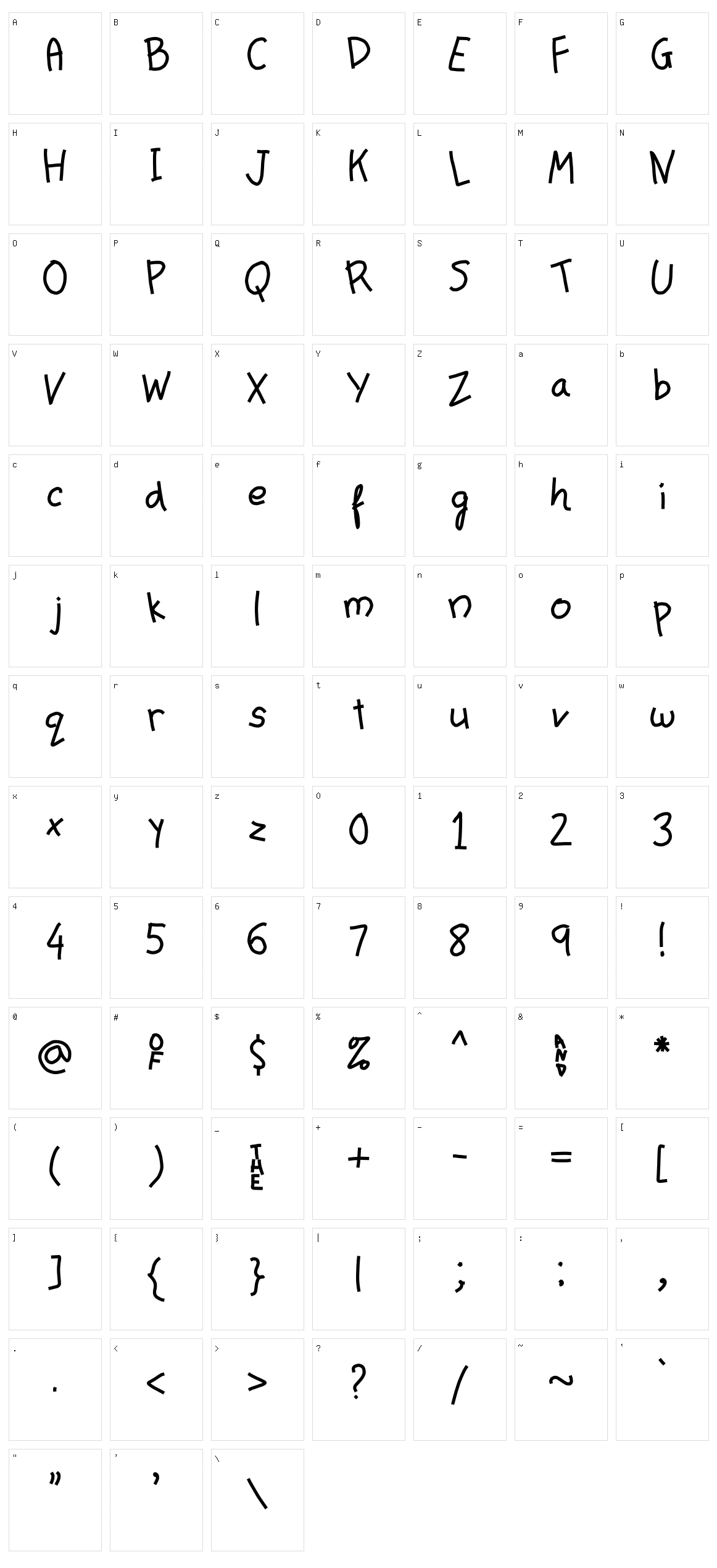 Make My Day Character Set