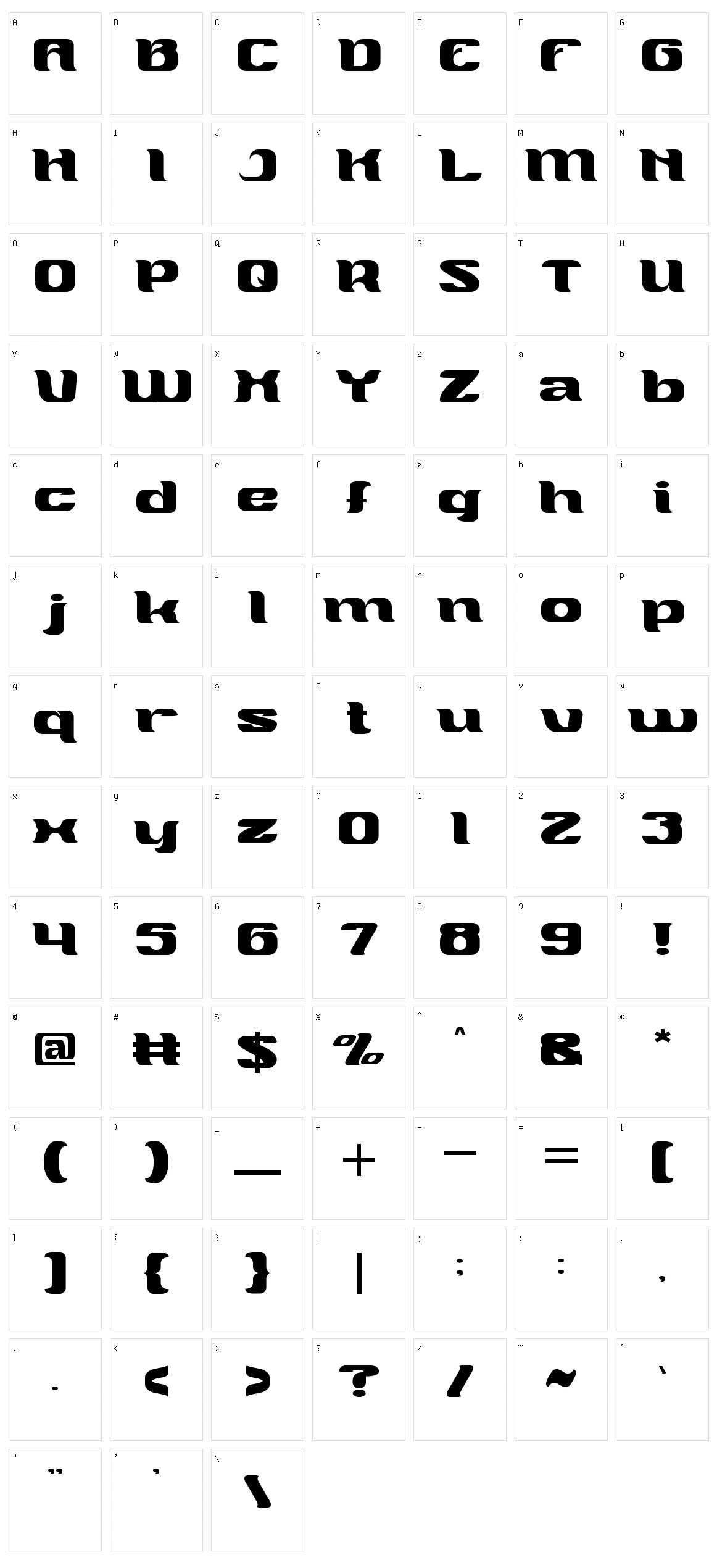 Masquerade Character Set